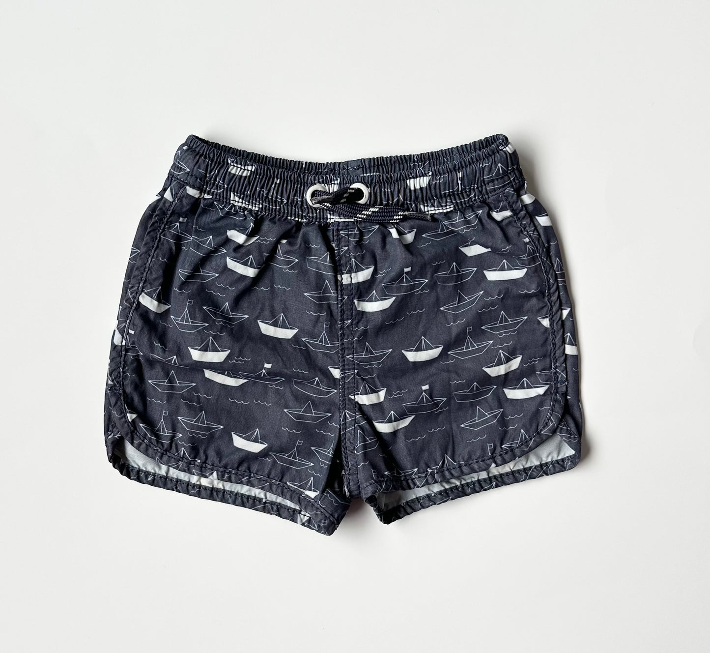 Seed Blue Boats Swim Trunks (12-18 Months)