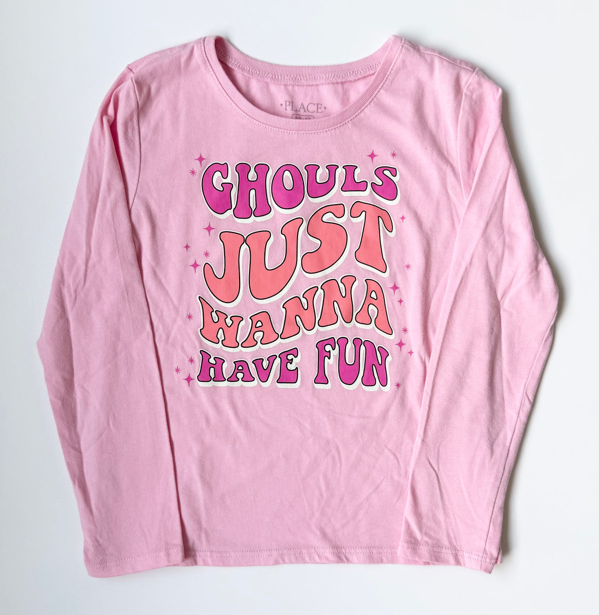 Children’s Place Pink “Ghouls Just Wanna Have Fun” Long Sleeve (5/6 Years)