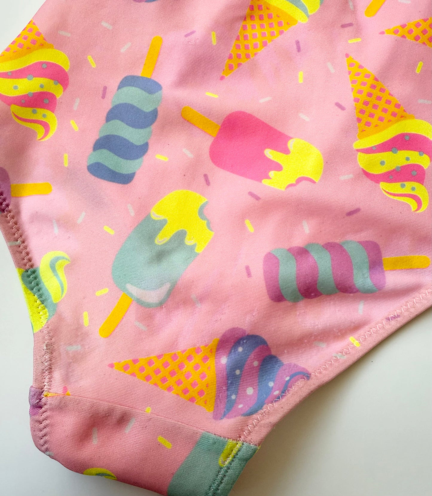 H&M Pink Ice Cream One Piece Swimsuit (2-4 Years)