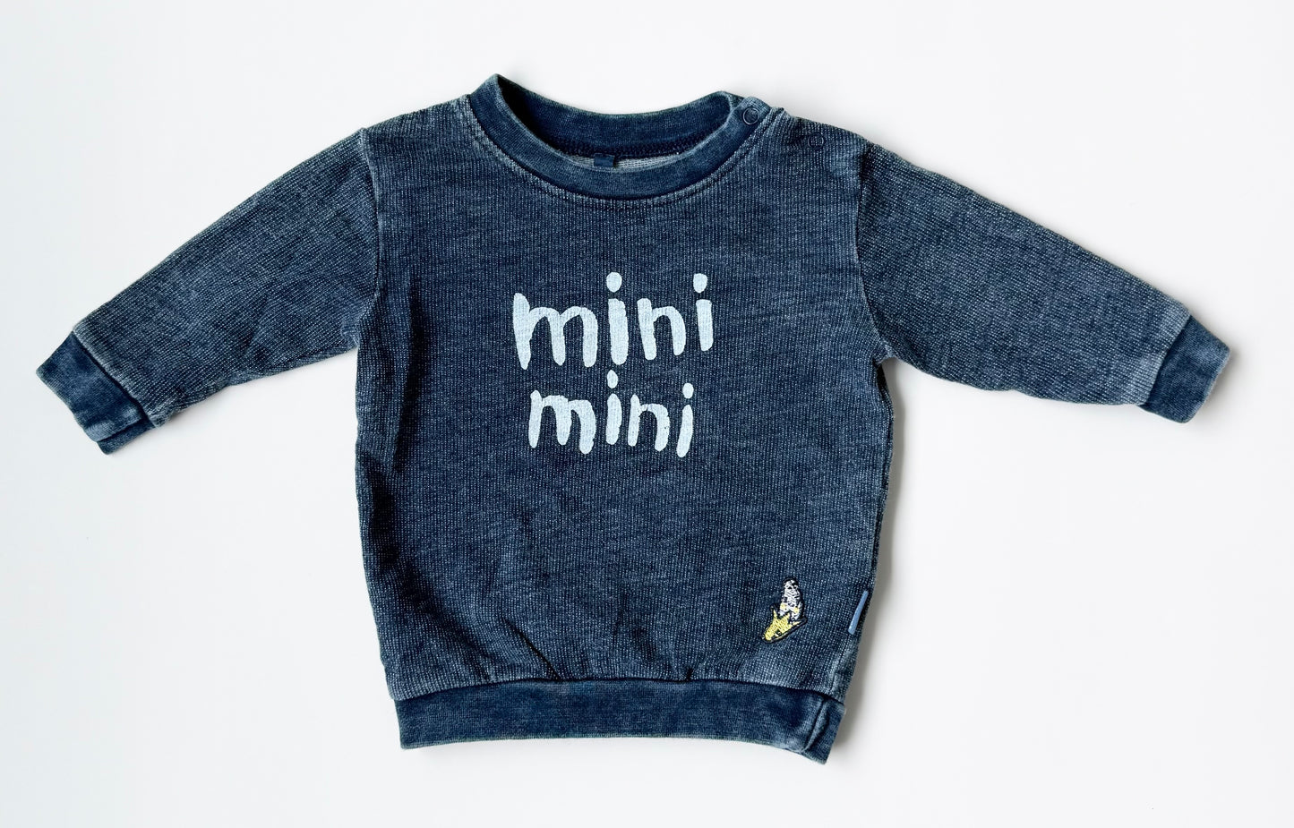 Souris Mini Jean Blue “Mini Mini” Sweater (3 Months)