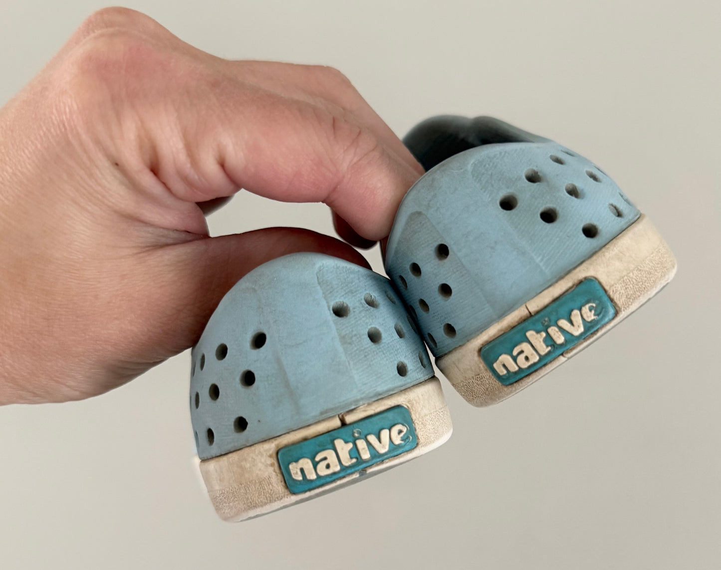 Native Light Blue Jefferson Slip Ons (C6)