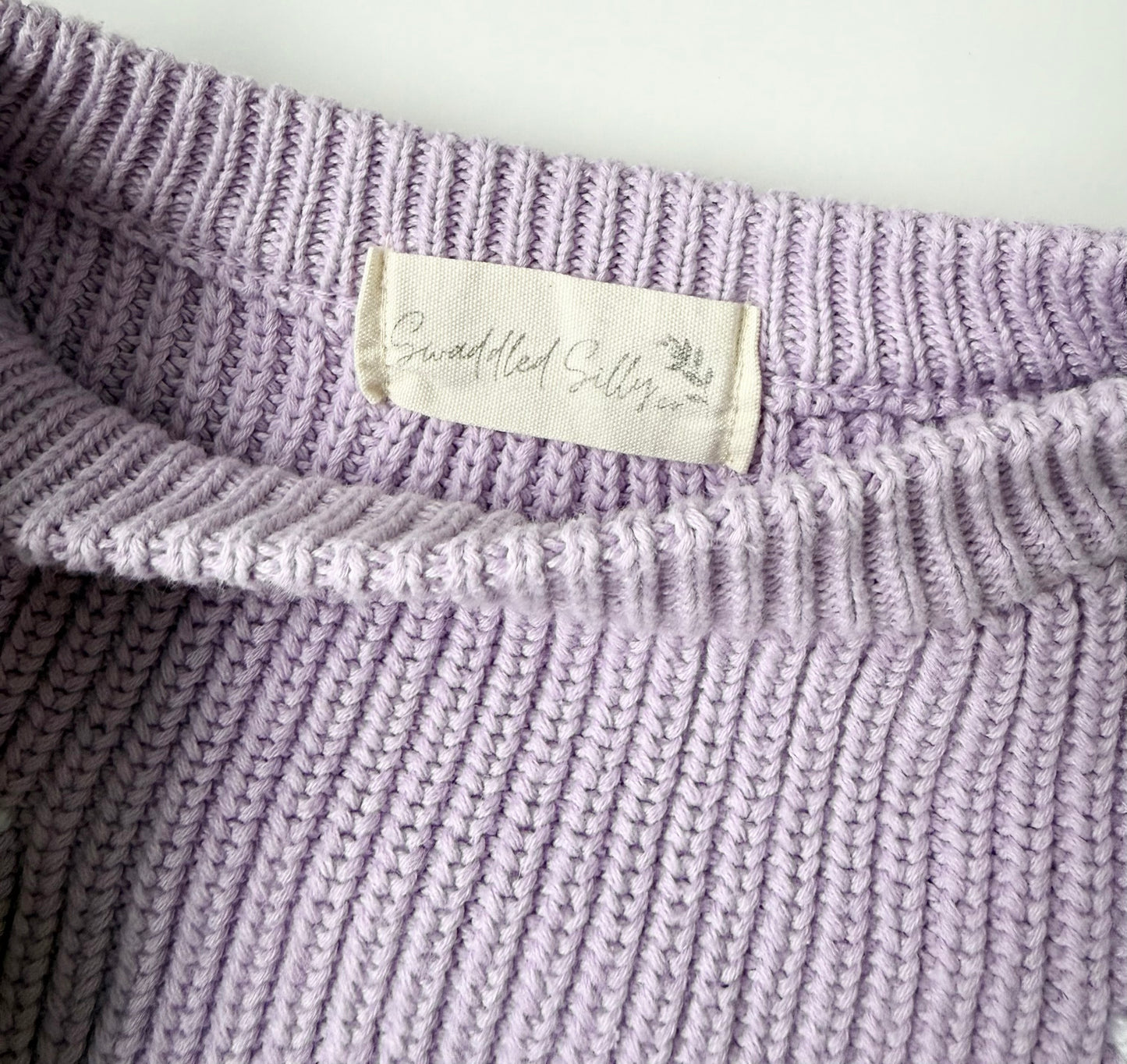 Swaddled Silly Purple “Zara” Knit Sweater (3-4 Years)