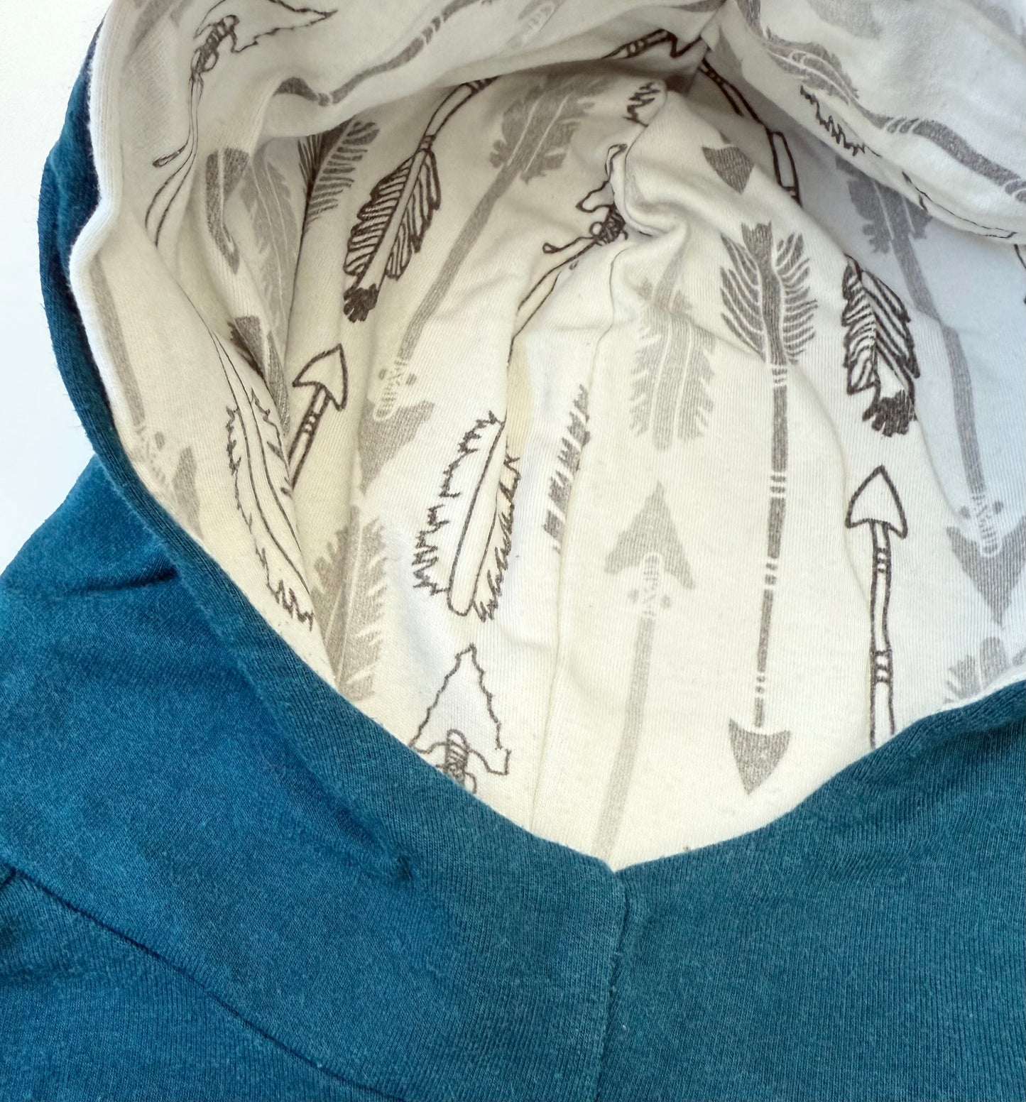 Portage & Main Blue Hooded Long Sleeve (3/4 Years)