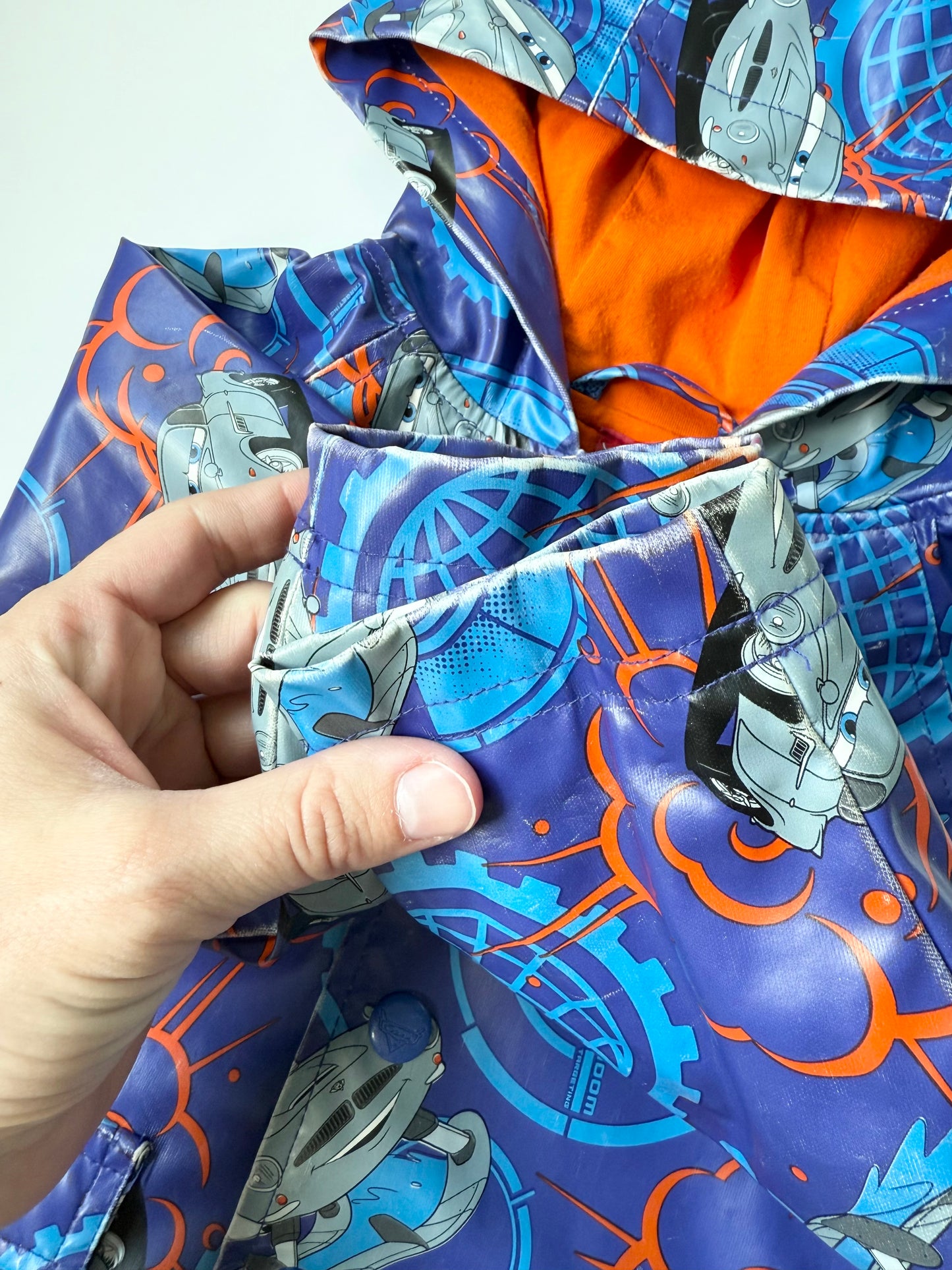 Disney x Pixar Blue Cars Rain Jacket (2T)