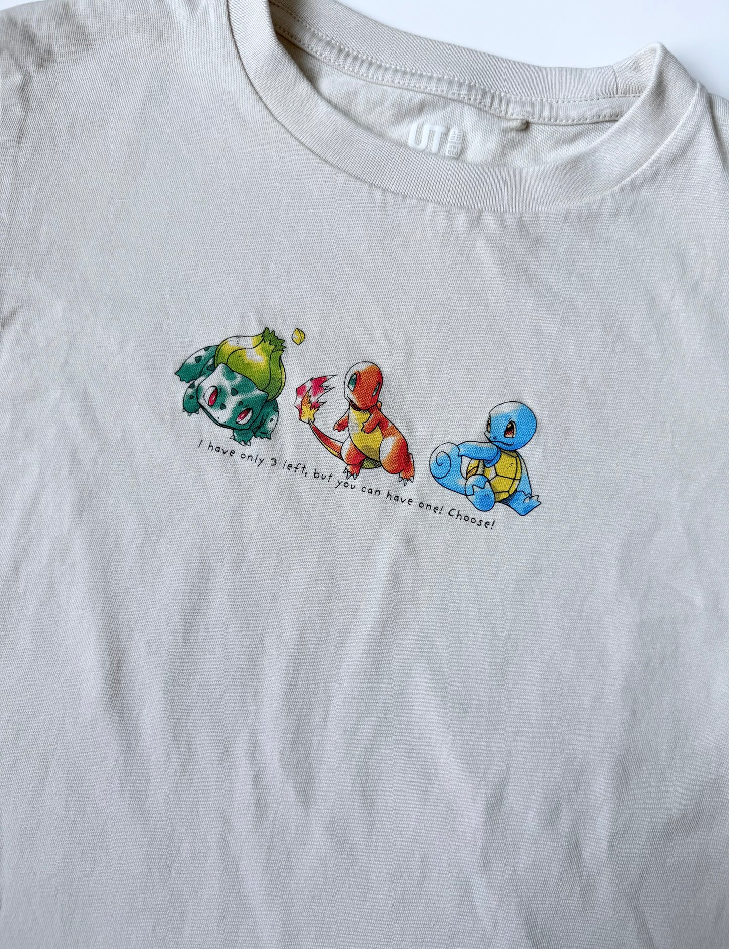 UT Uniqlo Beige Pokémon T-Shirt - New (5-6 Years)