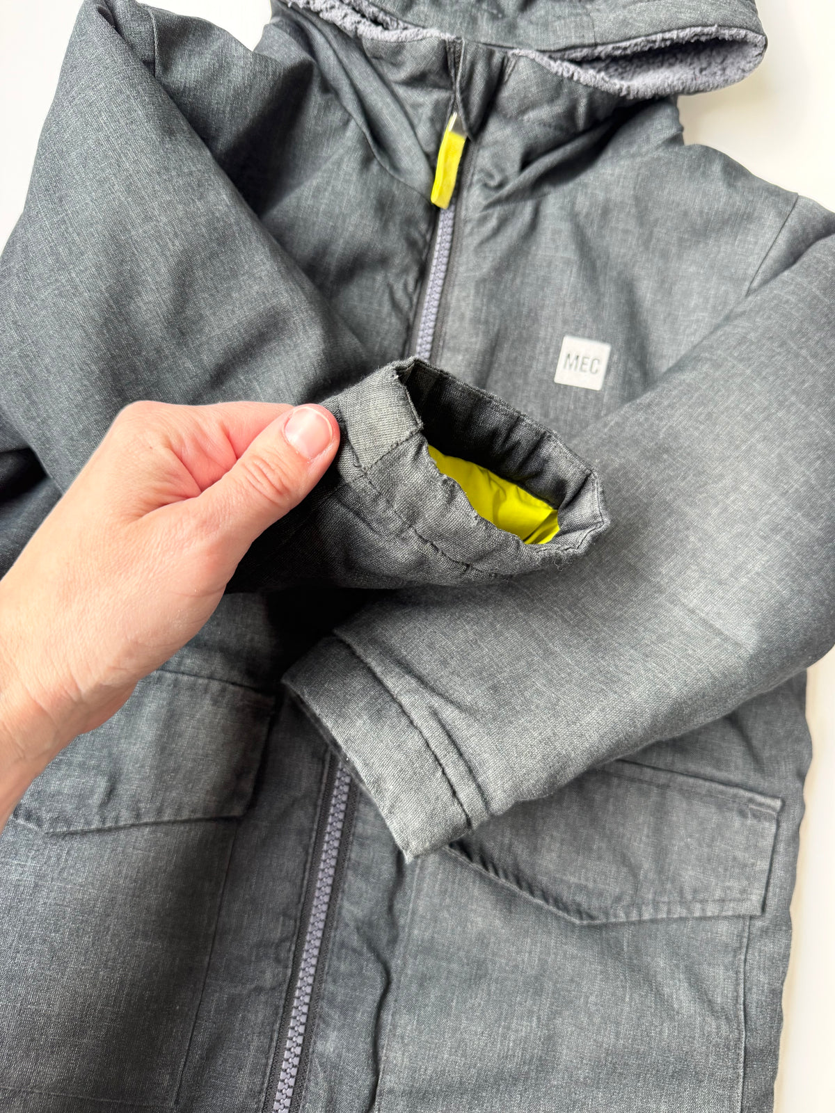 MEC Dark Heathered Grey & Neon Interior Jacket (3T)