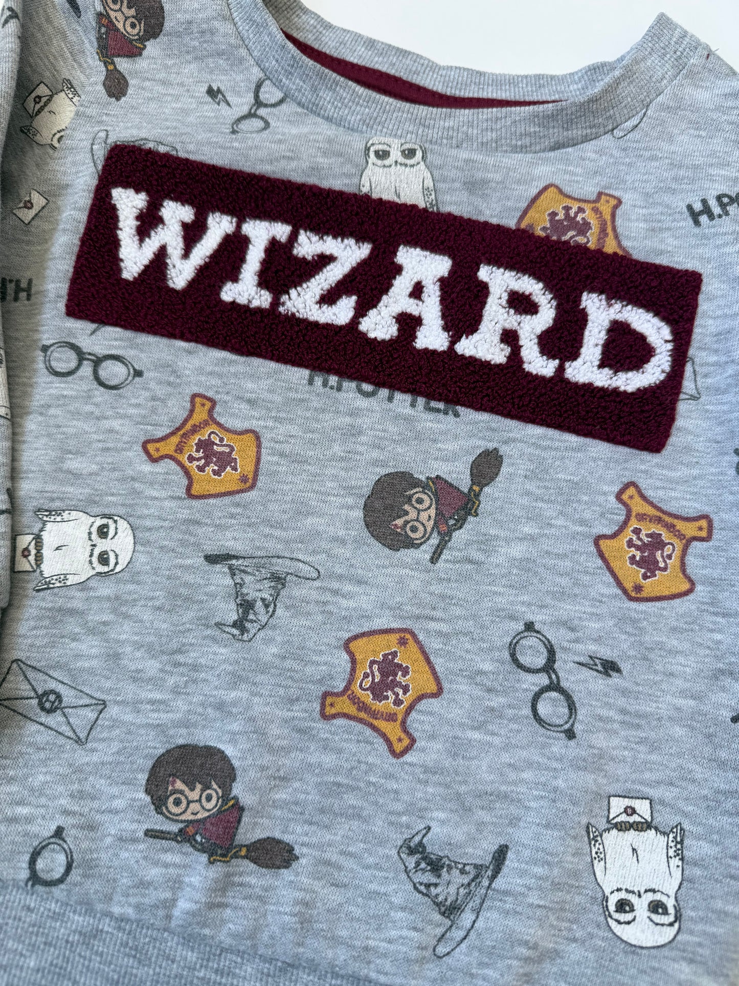 Harry Potter Grey Pullover Sweater (3T)