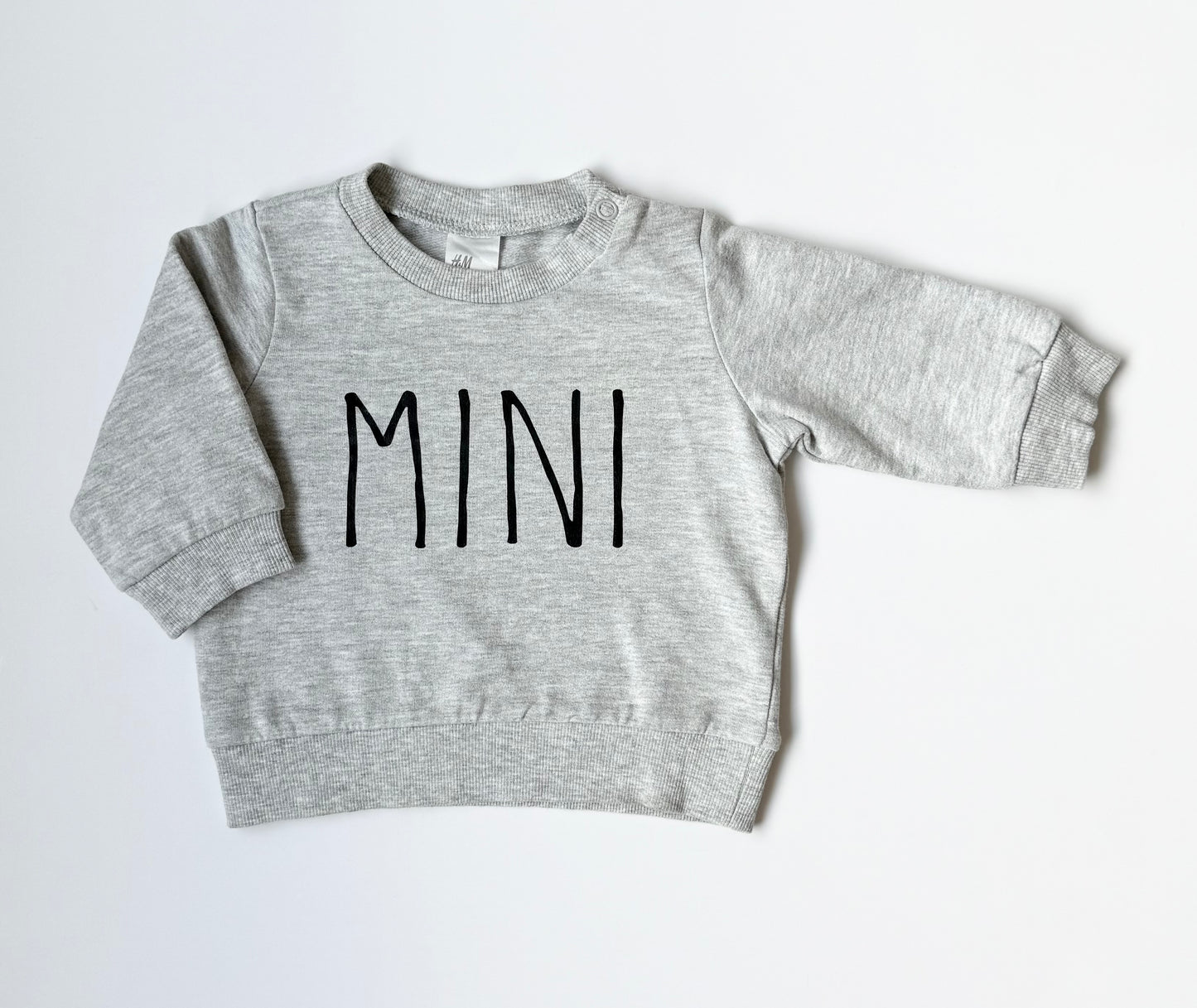 H&M Grey “Mini” Sweater (1-2 Months)