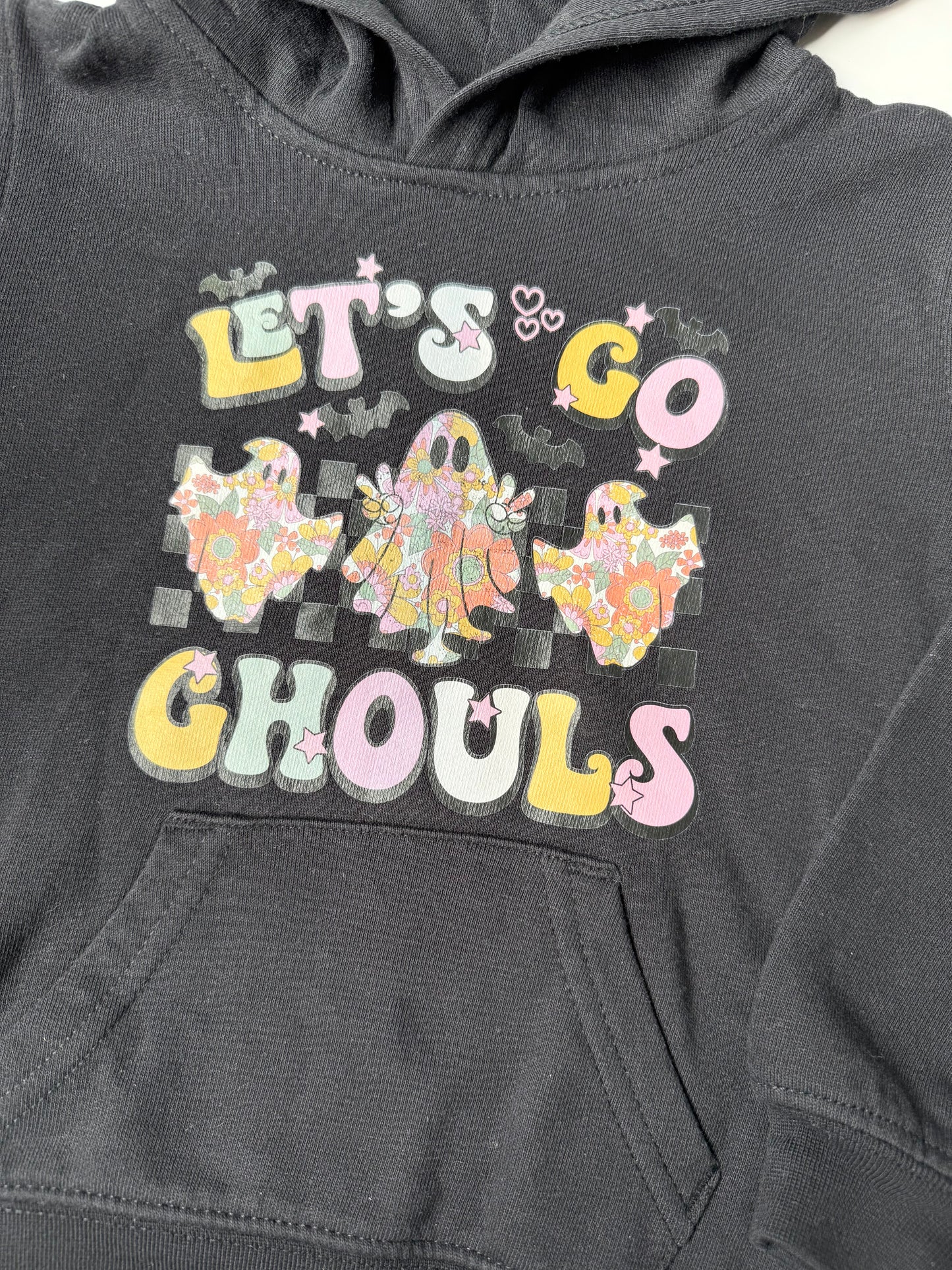 Halloween Black “Let Go Ghouls” Hoodie (3T)