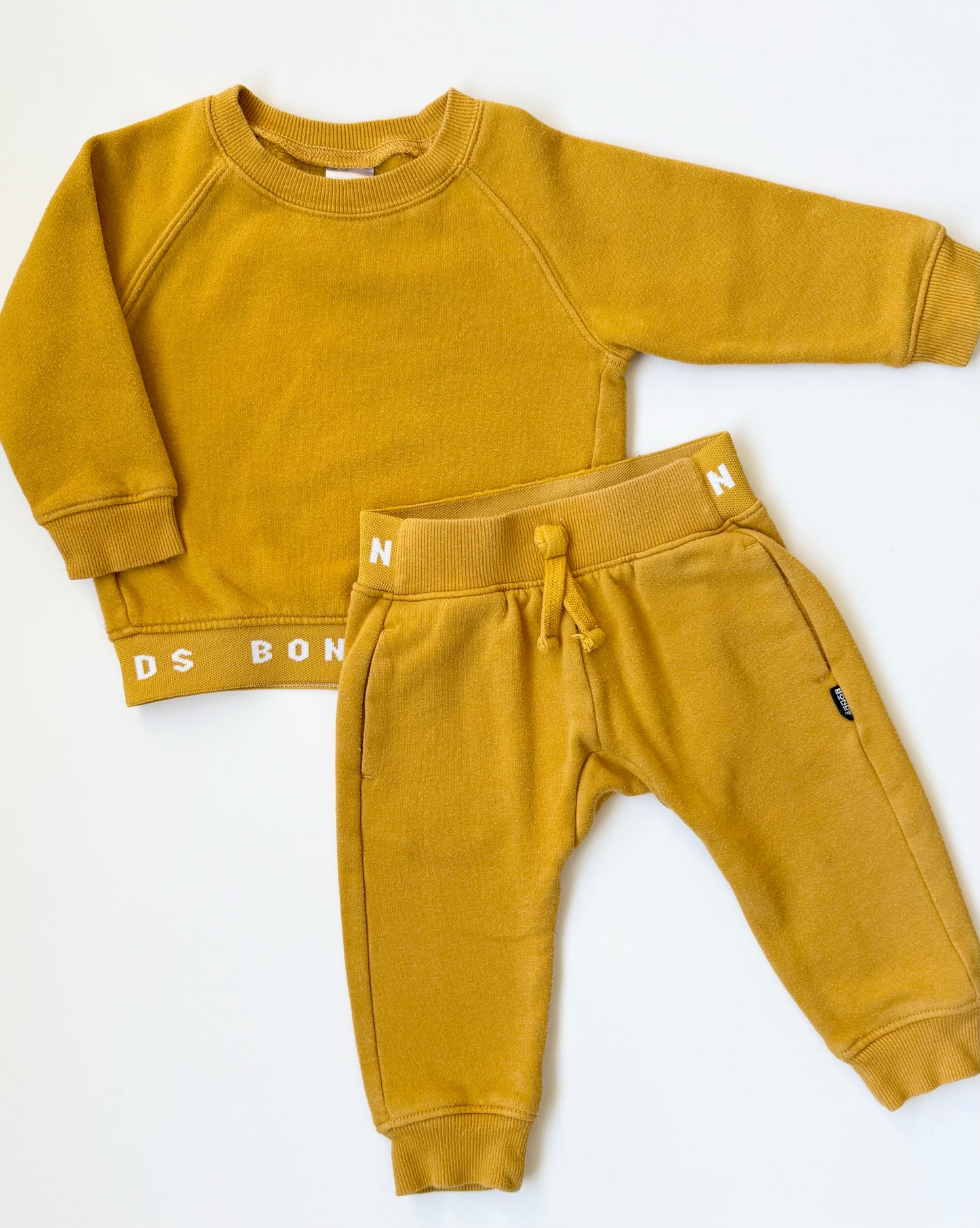 Bonds Mustard Sweatsuit Set (6-12 Months)
