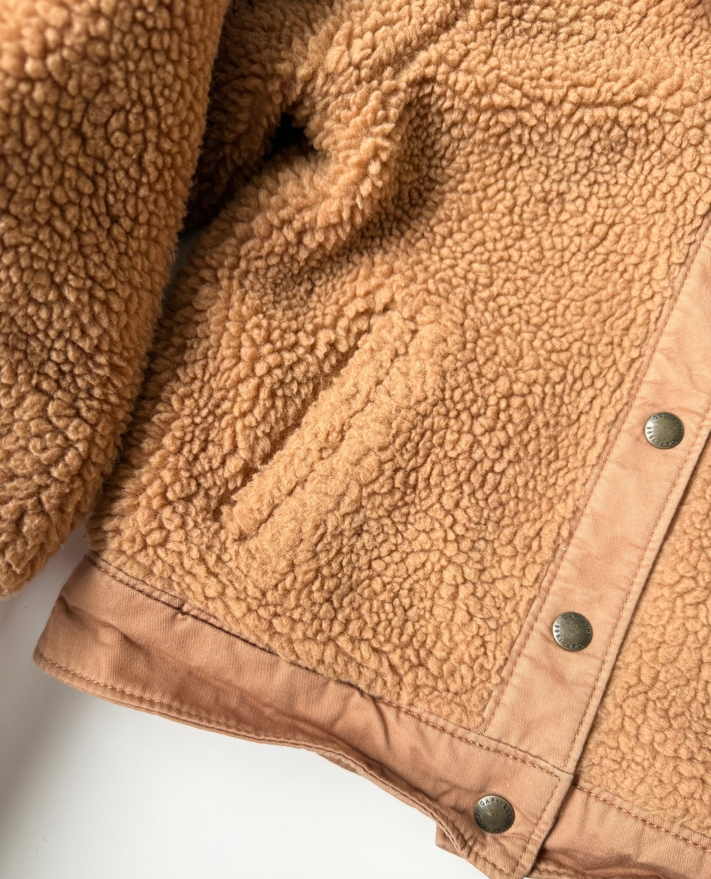 Baby Gap Tan Sherpa Jacket (3 Years)