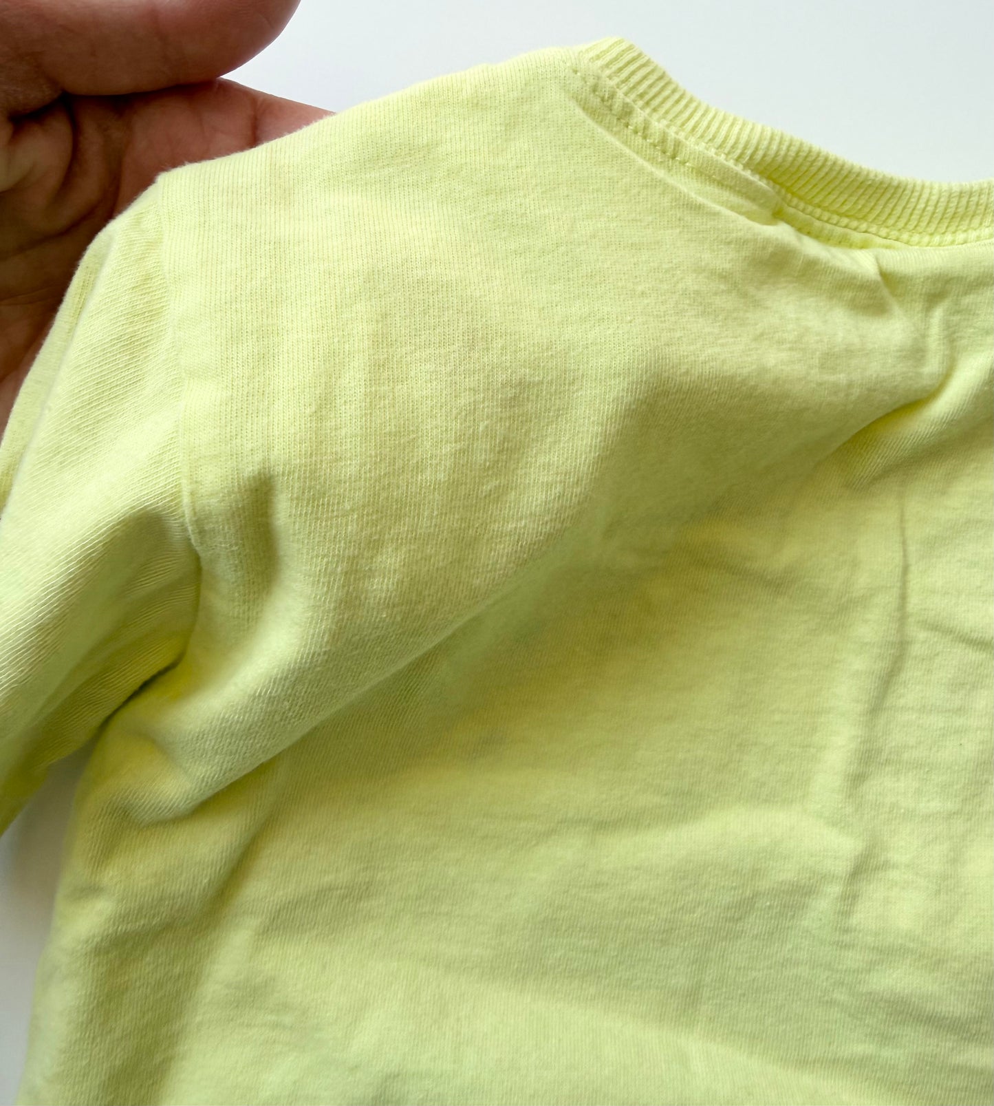 Zara x Disney Neon Yellow Dumbo T-Shirt (18-24 Months)