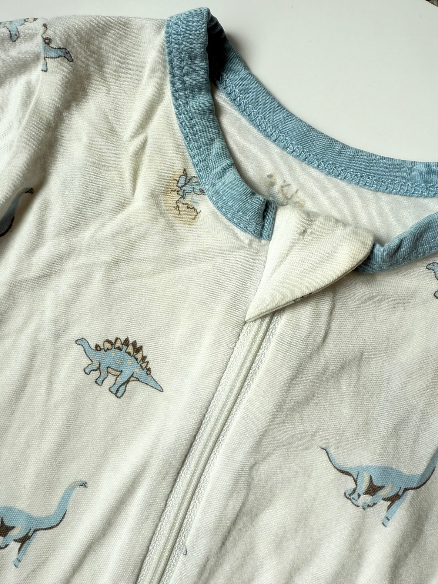 Kyte Jurassic Zipper Footie Sleeper (3-6 Months)