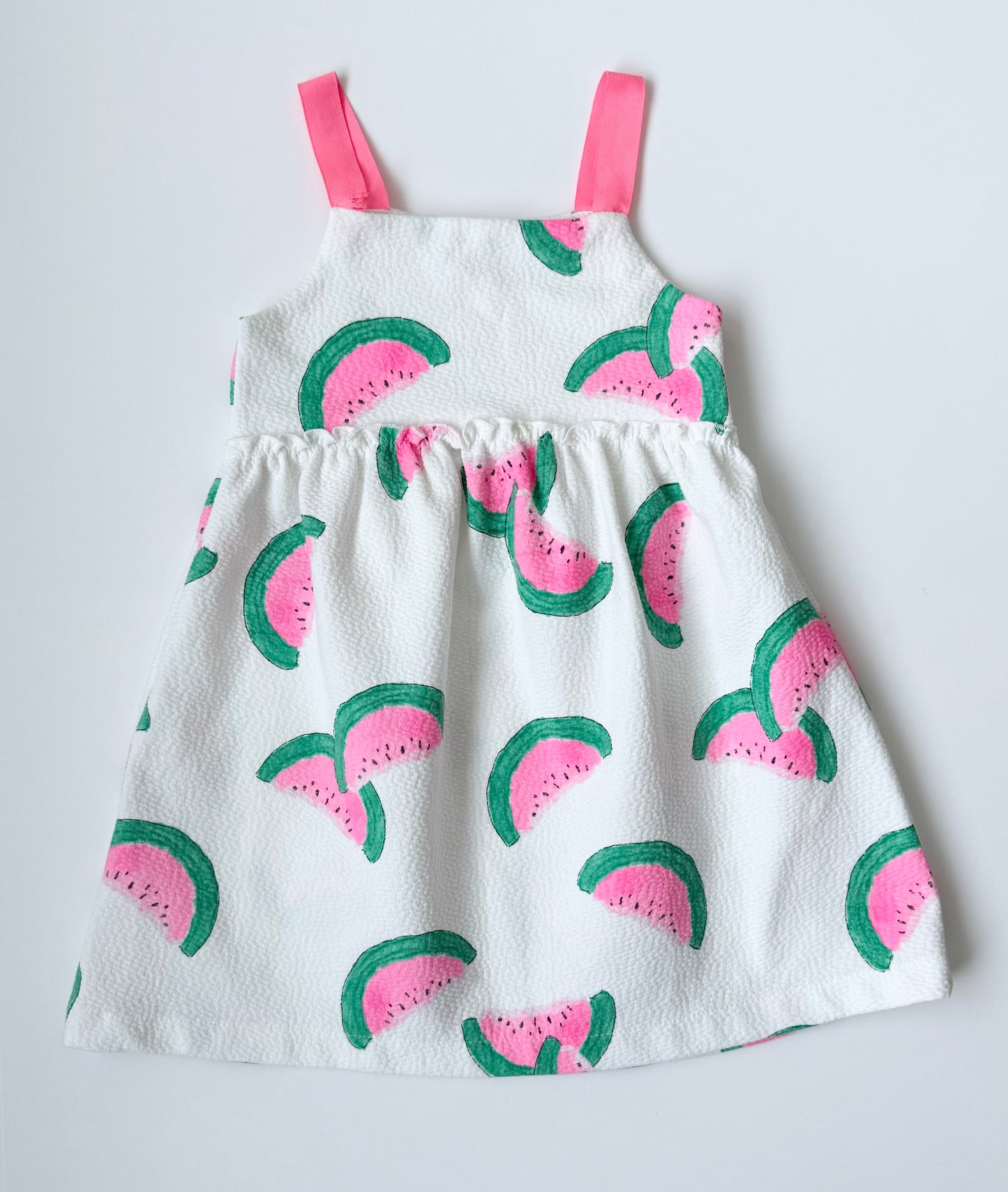 Zara White & Pink Watermelon Dress (3-4 Years)