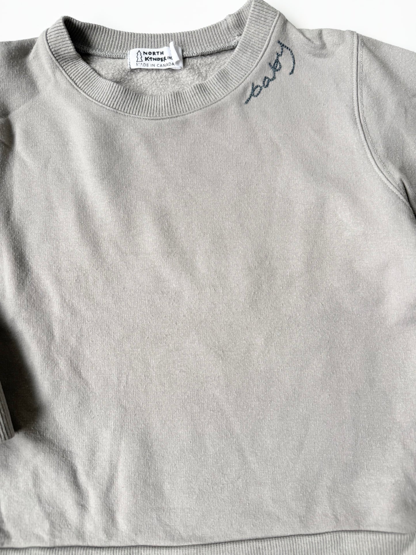 North Kinder Light Grey “Baby” Sweater (2T)