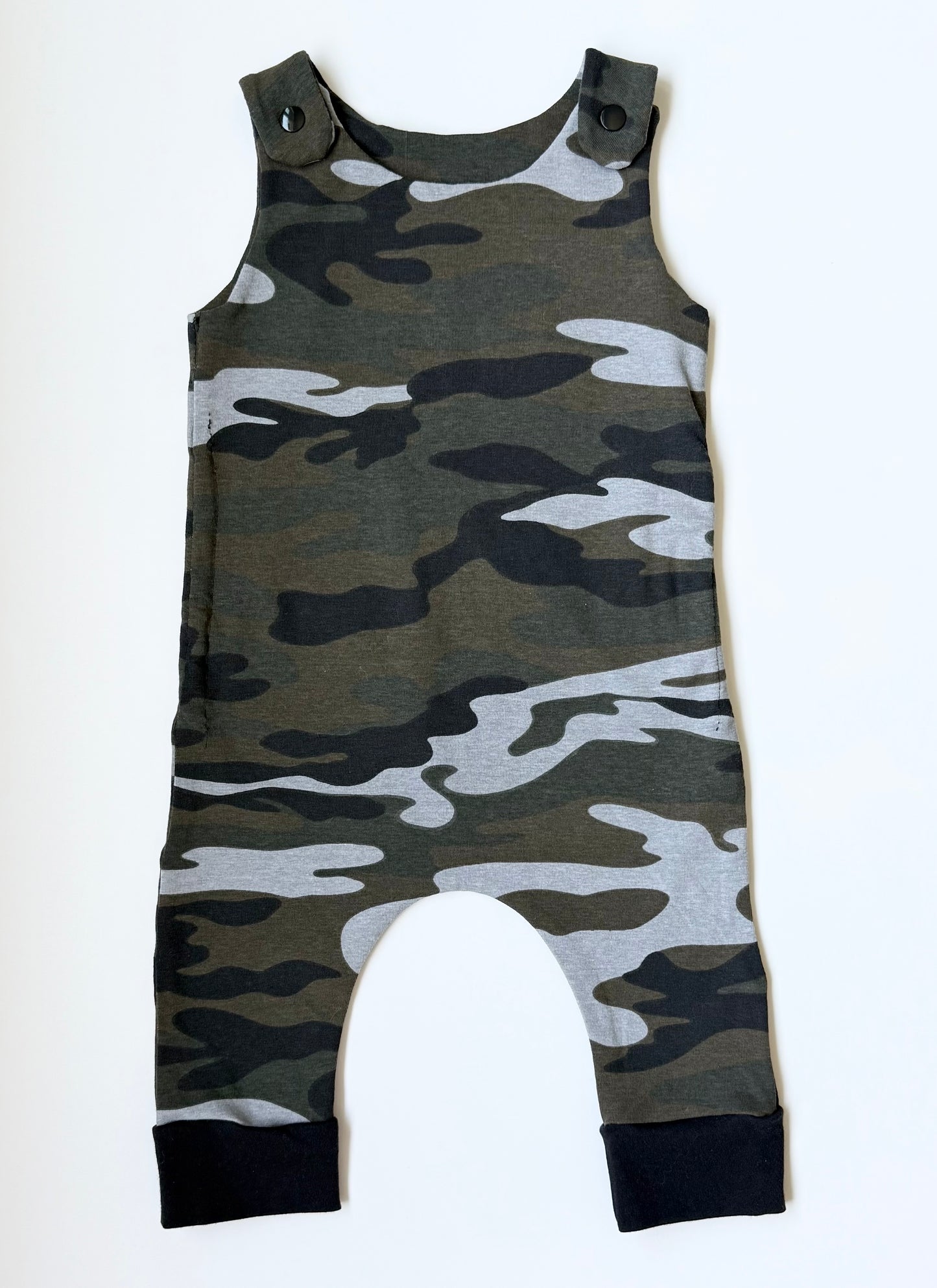 Handmade Camo Sleeveless Jumpsuit (3-9 Months)
