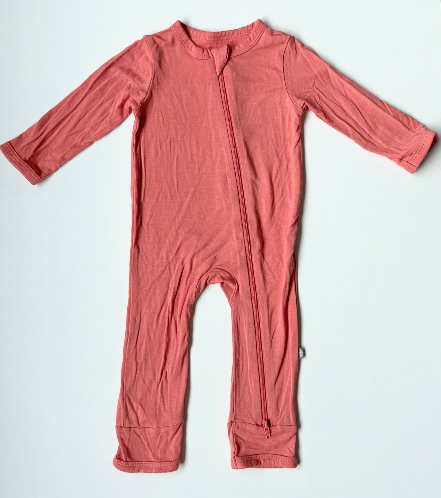 Kyte Melon Zipper Romper (3-6 Months)