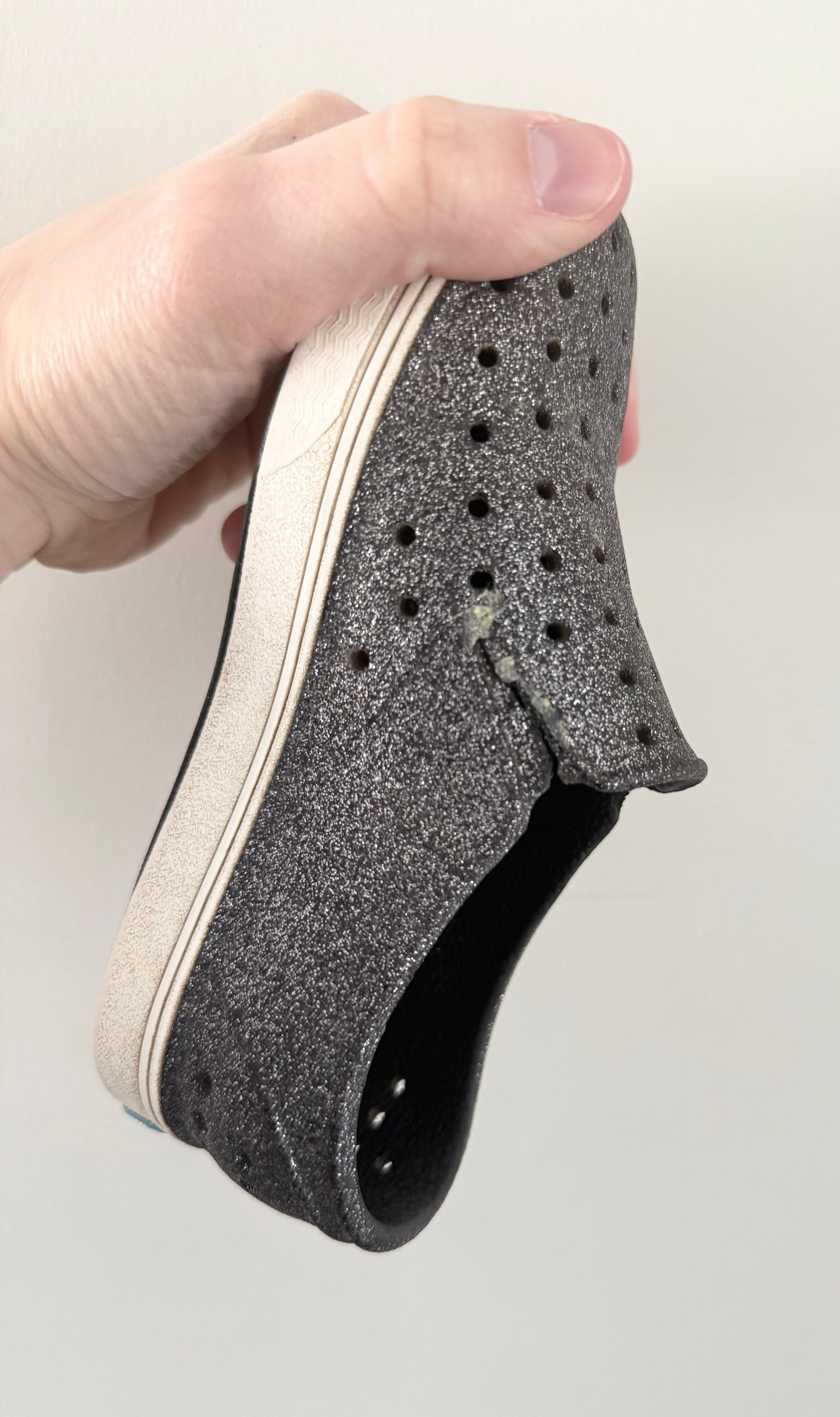Native Black Sparkle Miles Slip Ons (9)