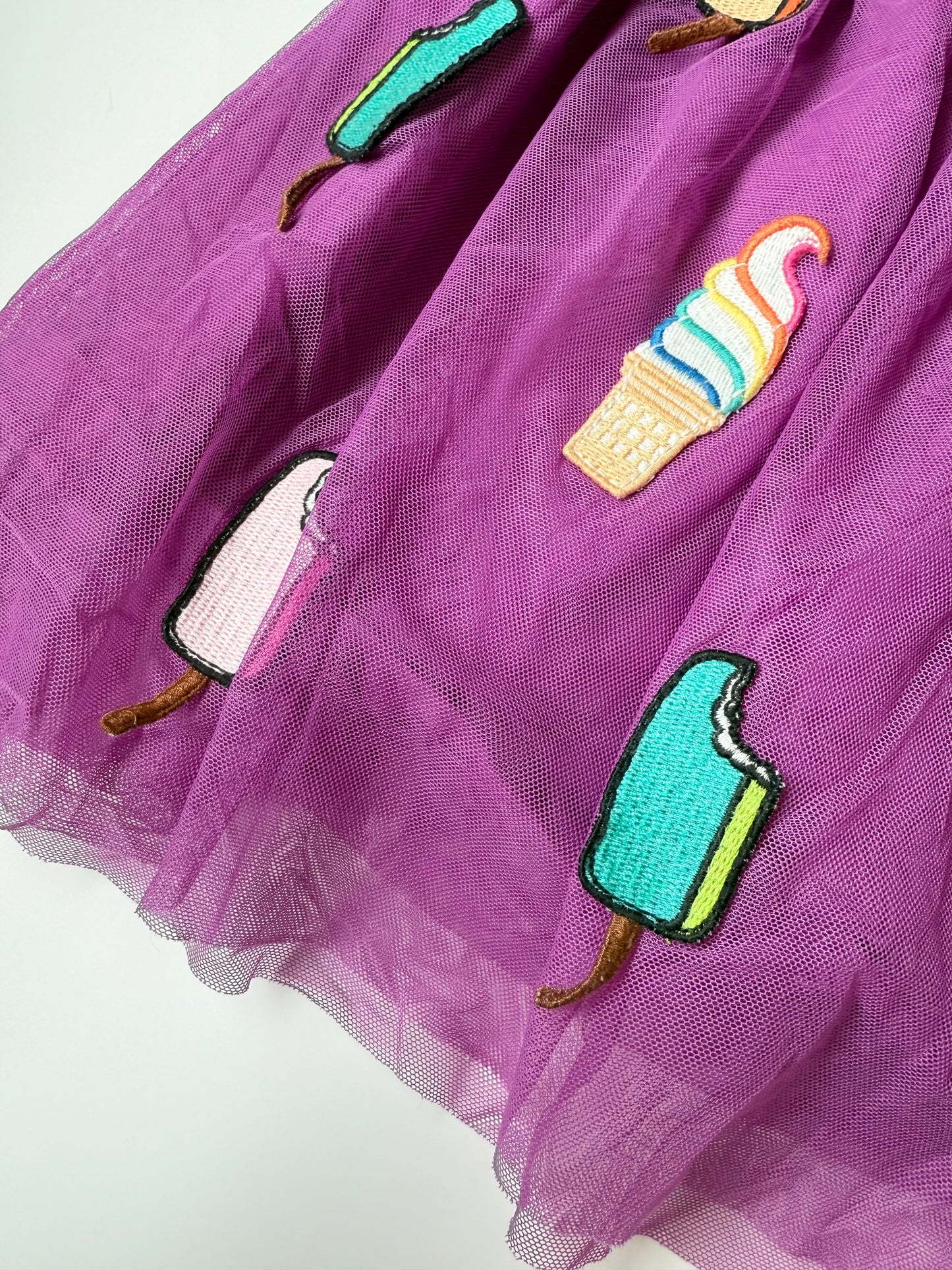 Hanna Andersson Purple Tulle Ice Cream Dress (2/3T)