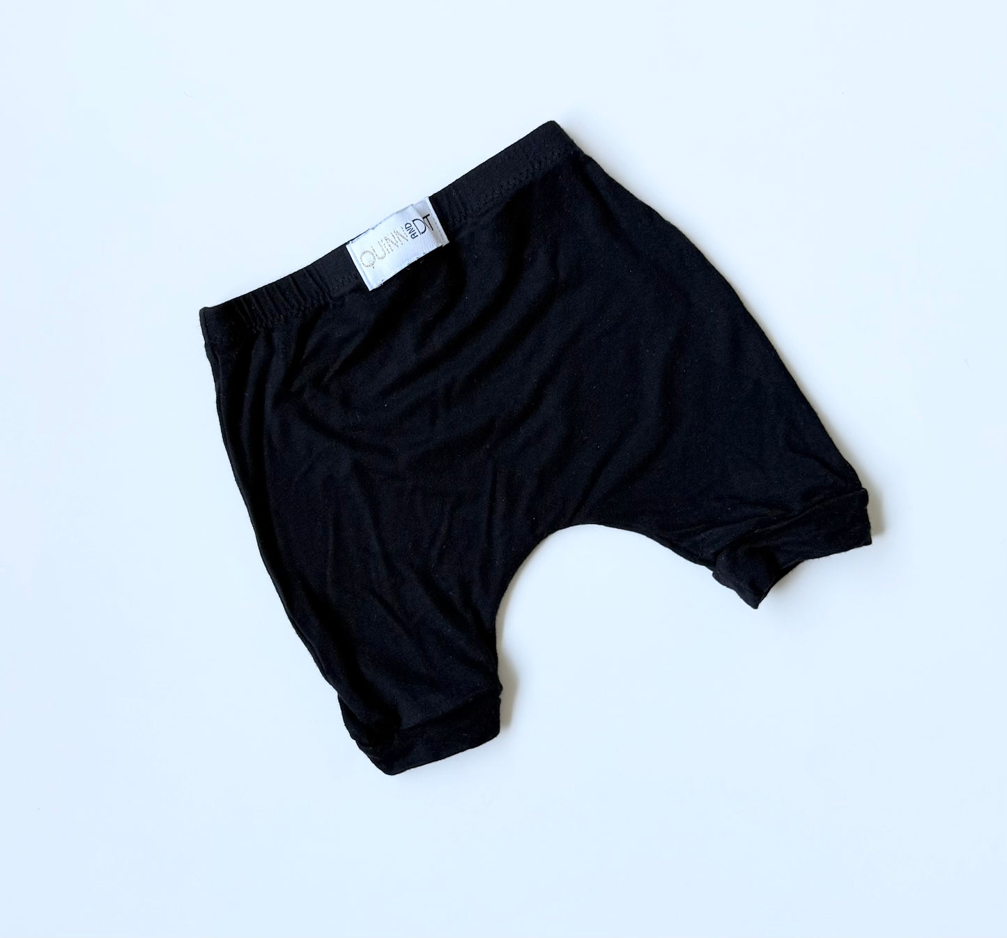 Quinn & Dot Black Jogger Shorts (6-12 Months)