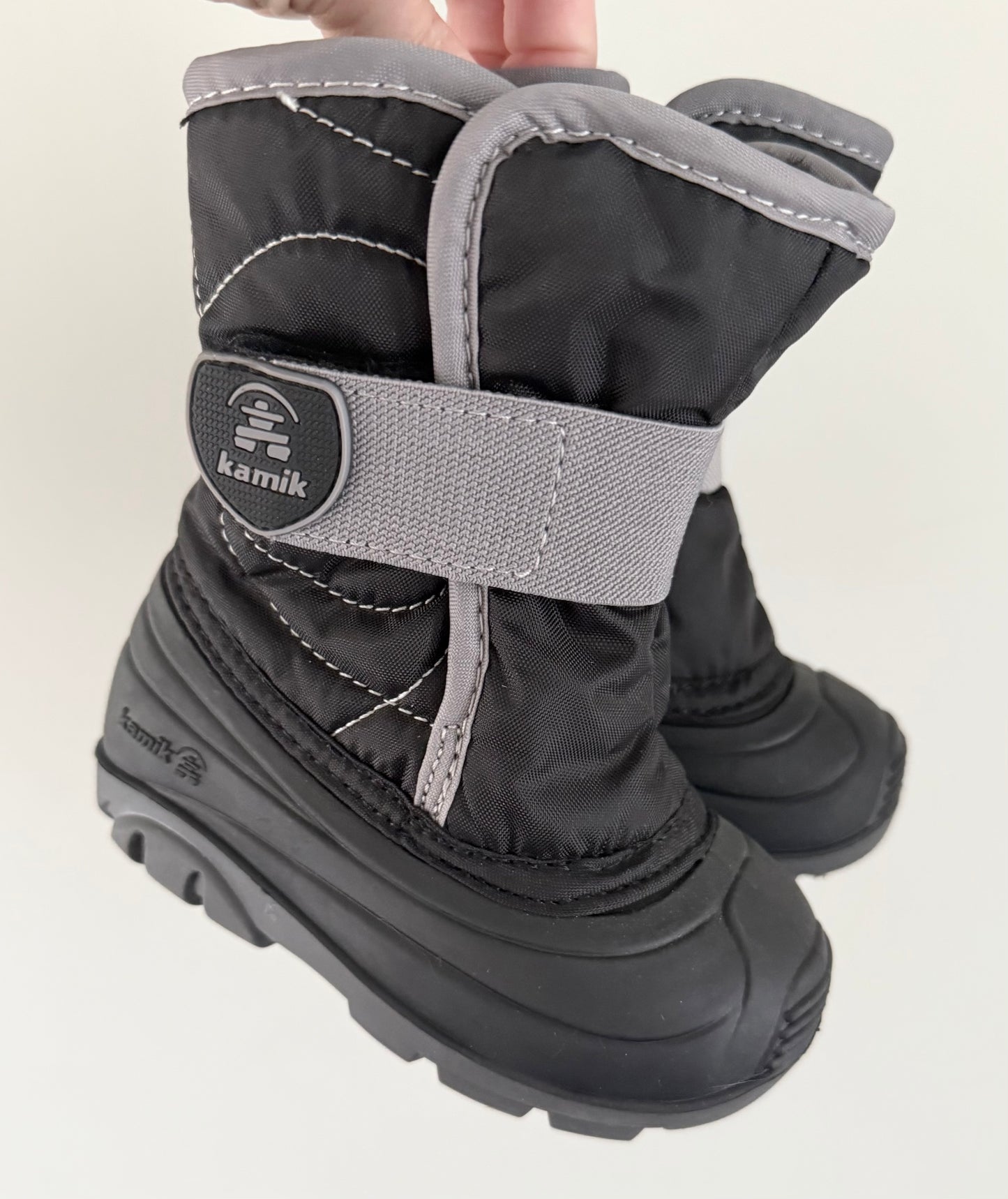 Kamik Snowbug Black & Grey Winter Boots (5)