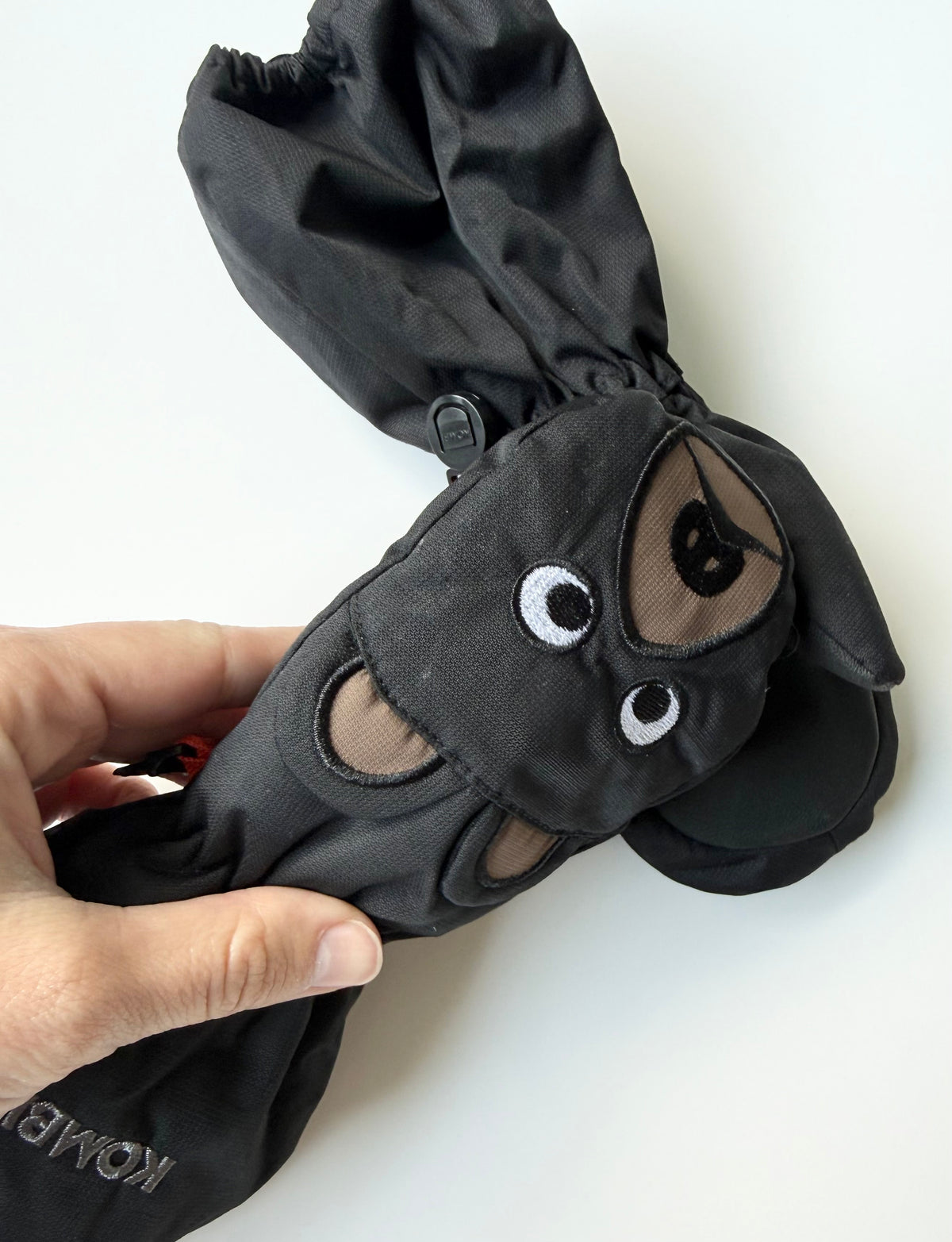 Kombi Black Bears Mittens (2-3 Years)
