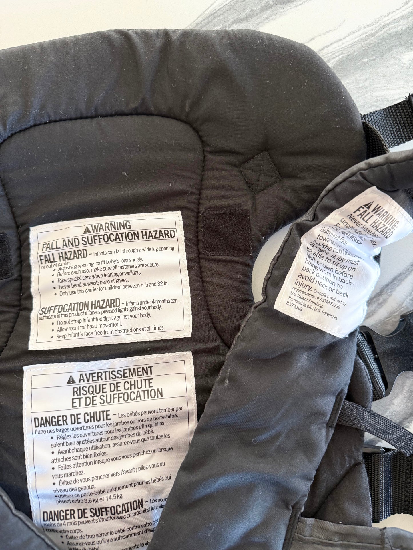 Infantino Flip Advance 4-In-1 Convertible Baby Carrier in Black Denim