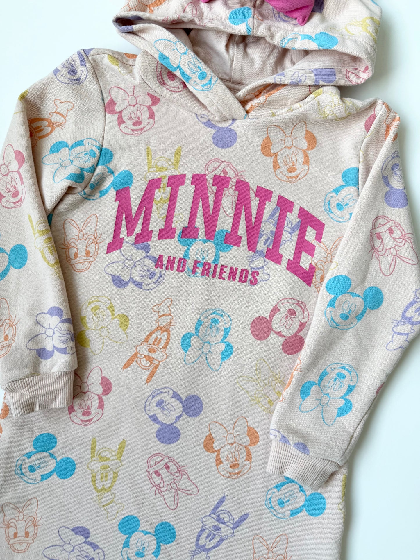 Minnie and Friends Light Pink Characters Sweater Dress (4-6 Years)