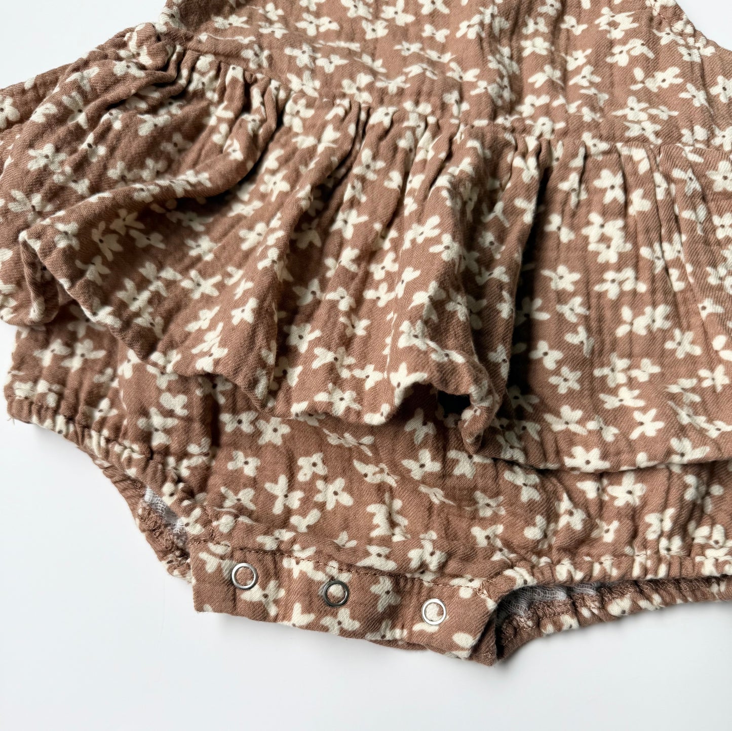 Quincy Mae Skirted Tank Romper in Summer Bloom (0-3 Month)