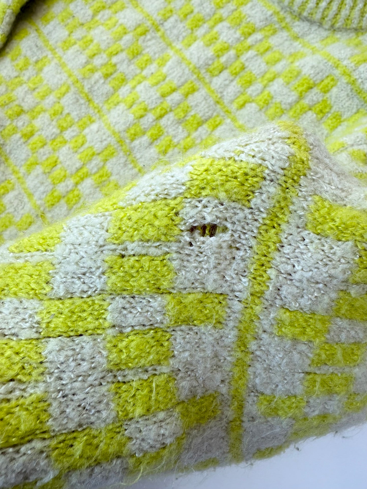 Zara Neon Yellow/Green Fuzzy Sweater (2-3 Years)