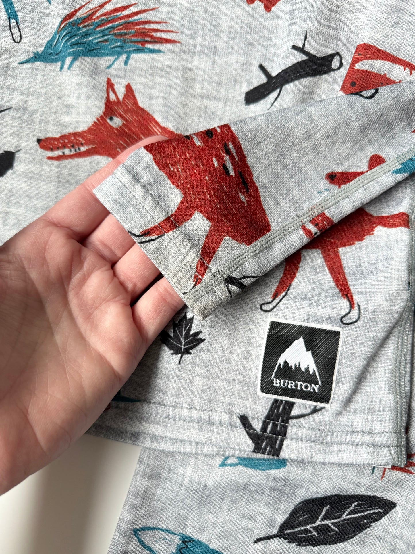 Burton Grey “Big Bad Wolf” Two Piece Base Layer Set (3T)