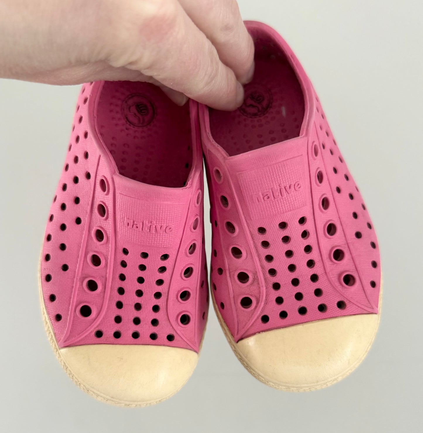 Native Dark Pink Jefferson Slip Ons (6)
