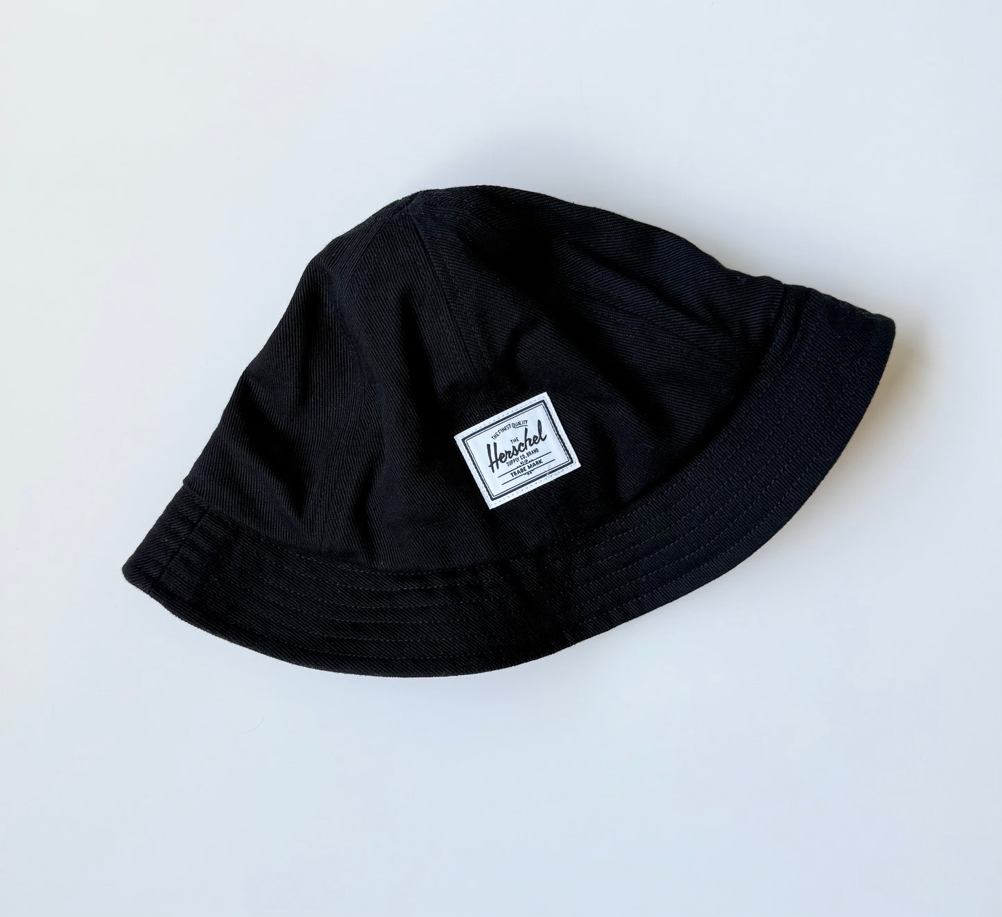 Herschel Henderson Black Denim Bucket Hat - Small (55cm-58cm)