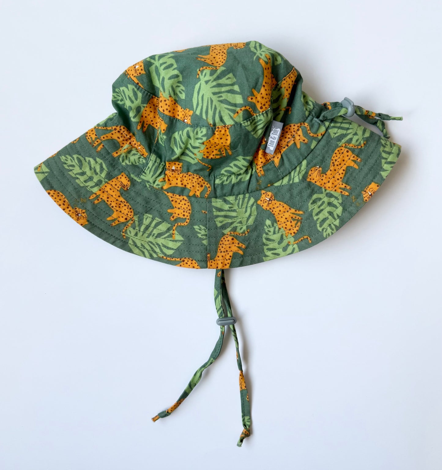 Jan & Jul Green Jungle Sun Hat (6-24 Months - Medium)