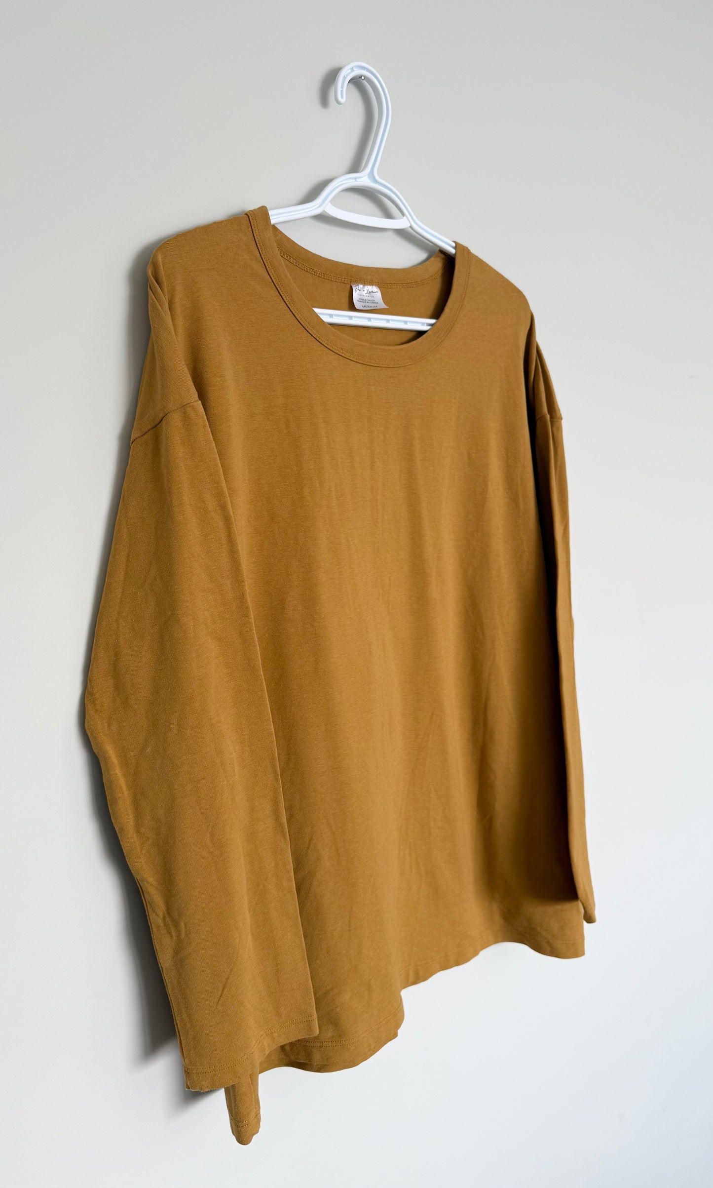 Women’s Jax & Lennon Oversized Long Sleeve in Mustard (Medium)