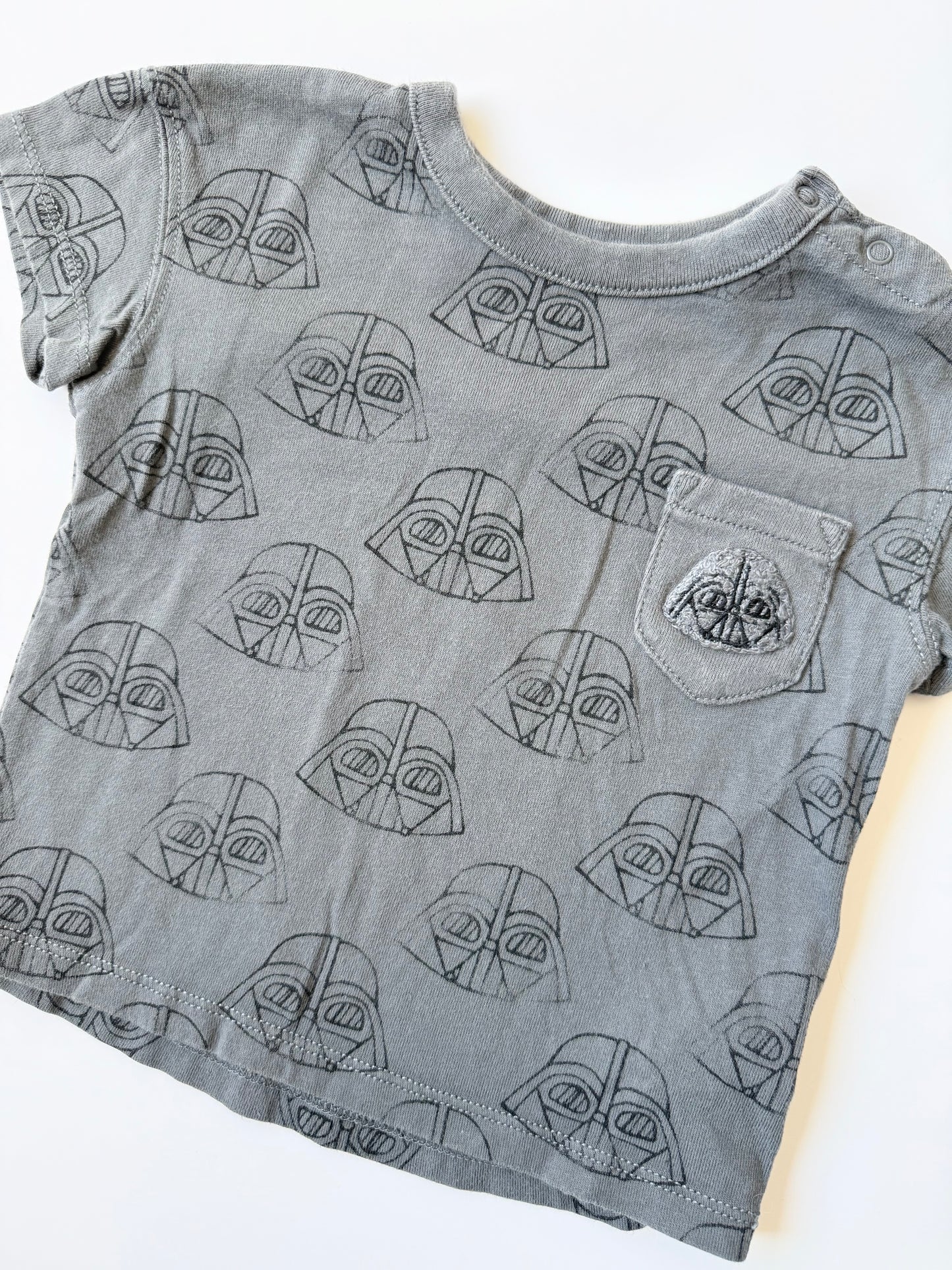 Baby Gap x Star Wars Grey Darth Vader T-Shirt (18-24 Months)