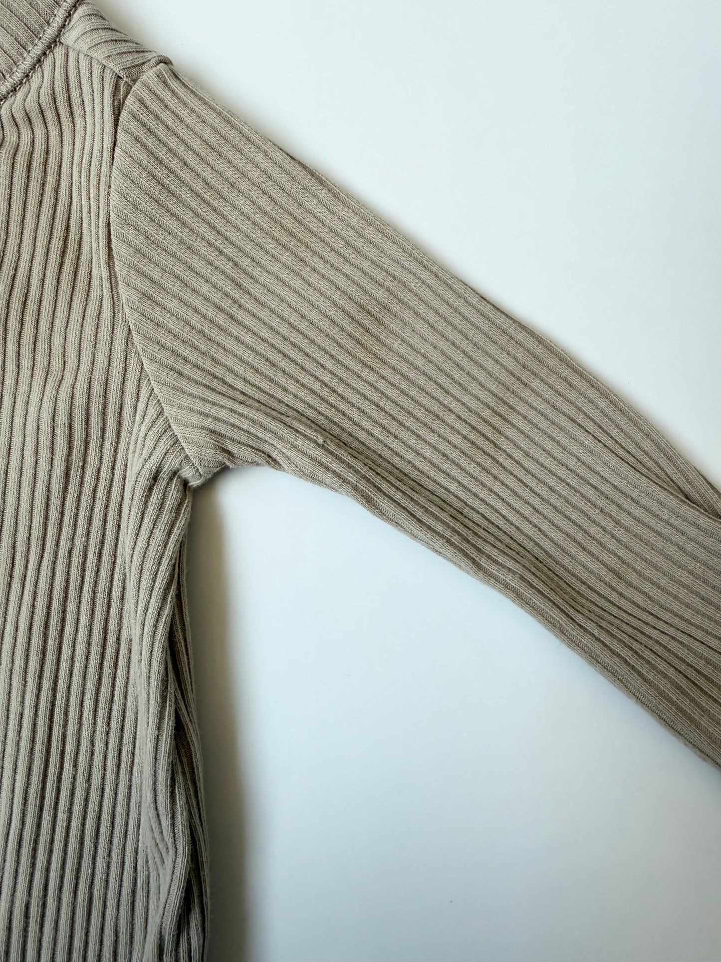 Old Navy Tan Ribbed Sleeper (Newborn)