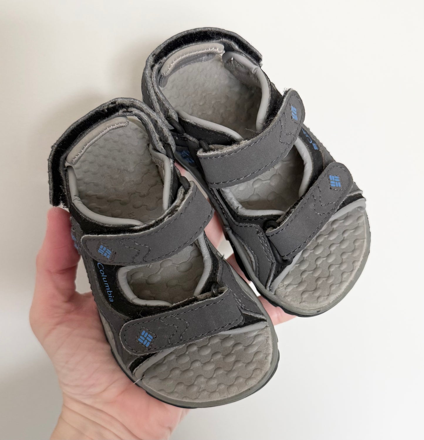 Columbia Techsun Grey Velcro Strap Sandals (6)