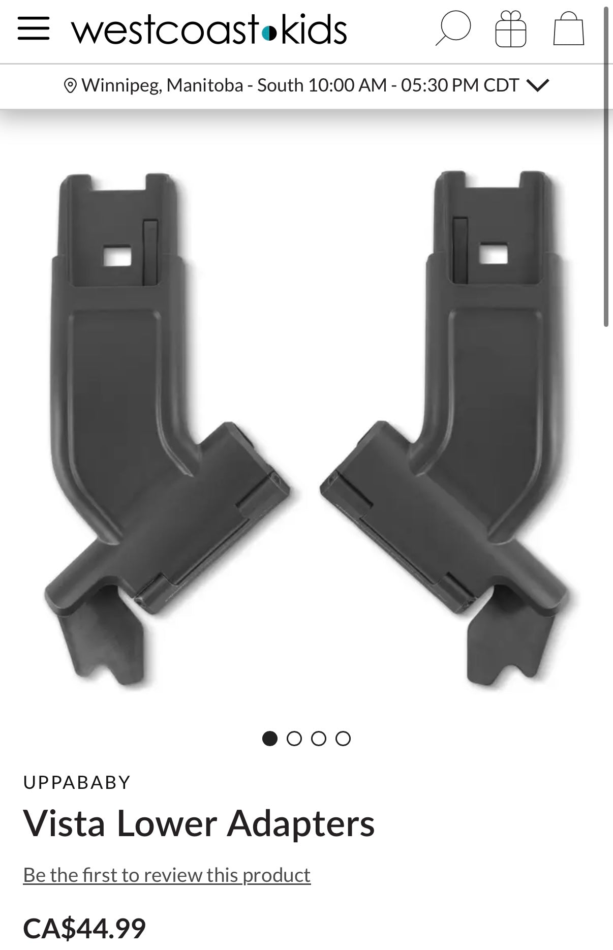 Uppababy Vista Lower Adapters