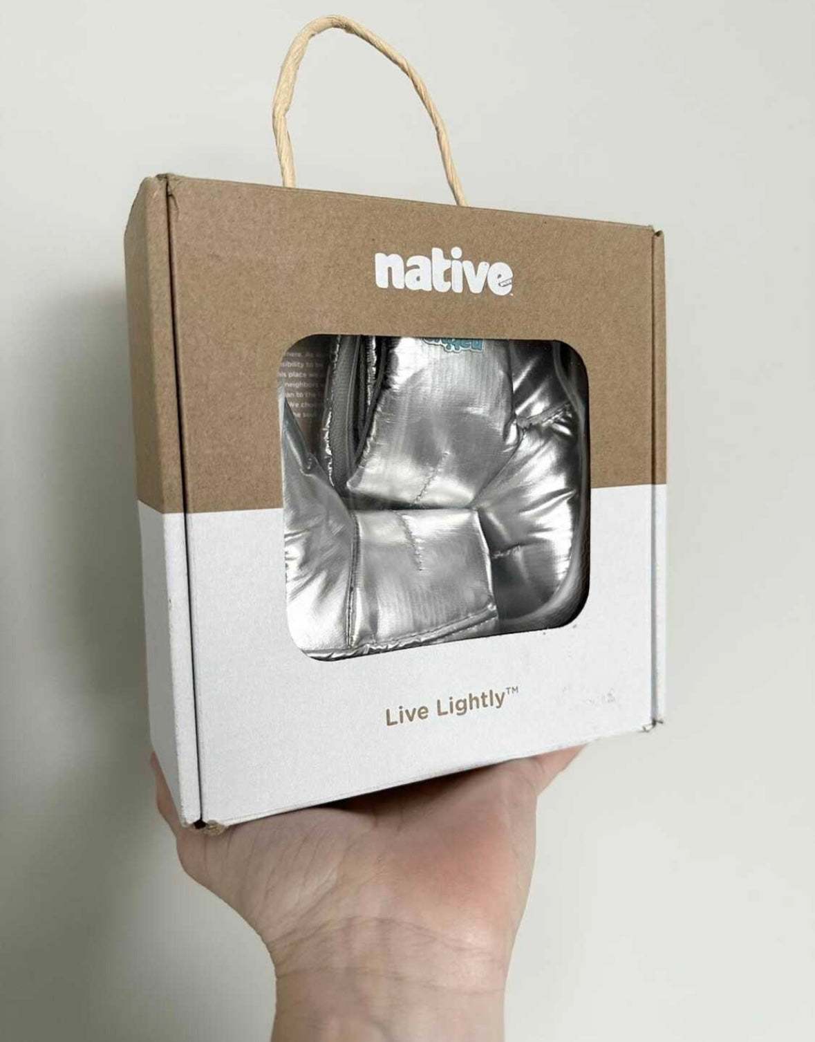 Native Chamonix Silver Metallic Boots - New (2)