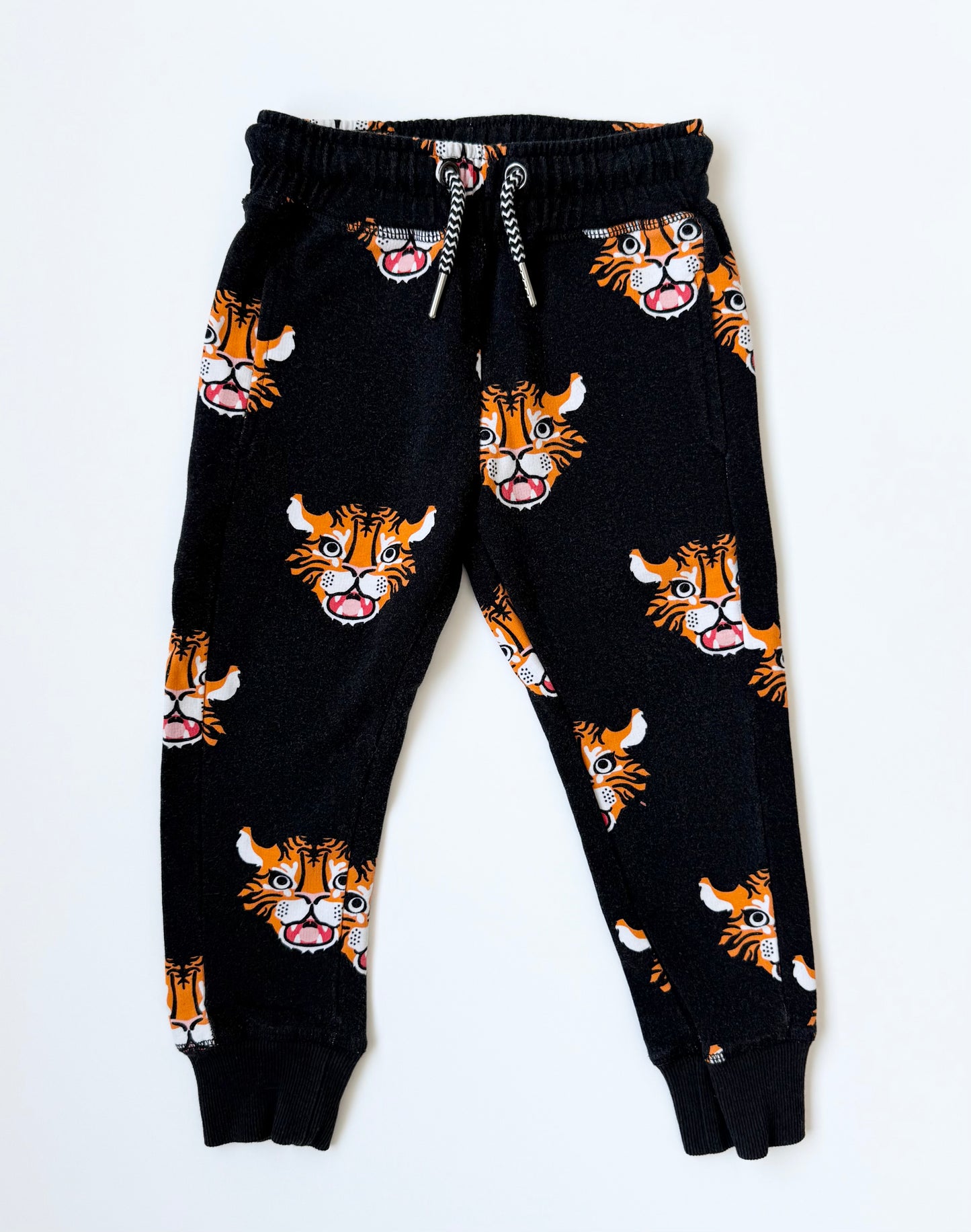 Whistle & Flute Black Tigger Joggers (1-2 Years)