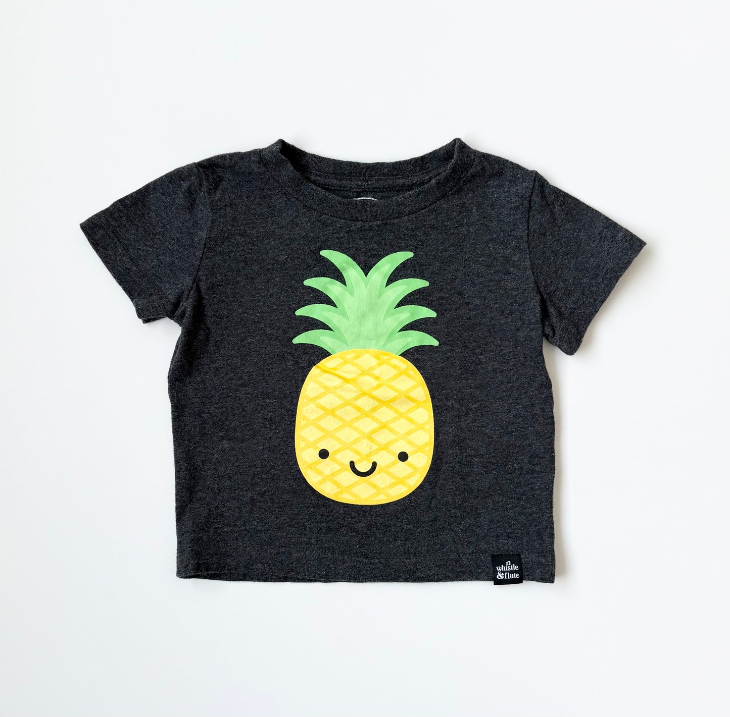 Whistle & Flute Dark Grey Pineapple T-Shirt (12-18 Months)