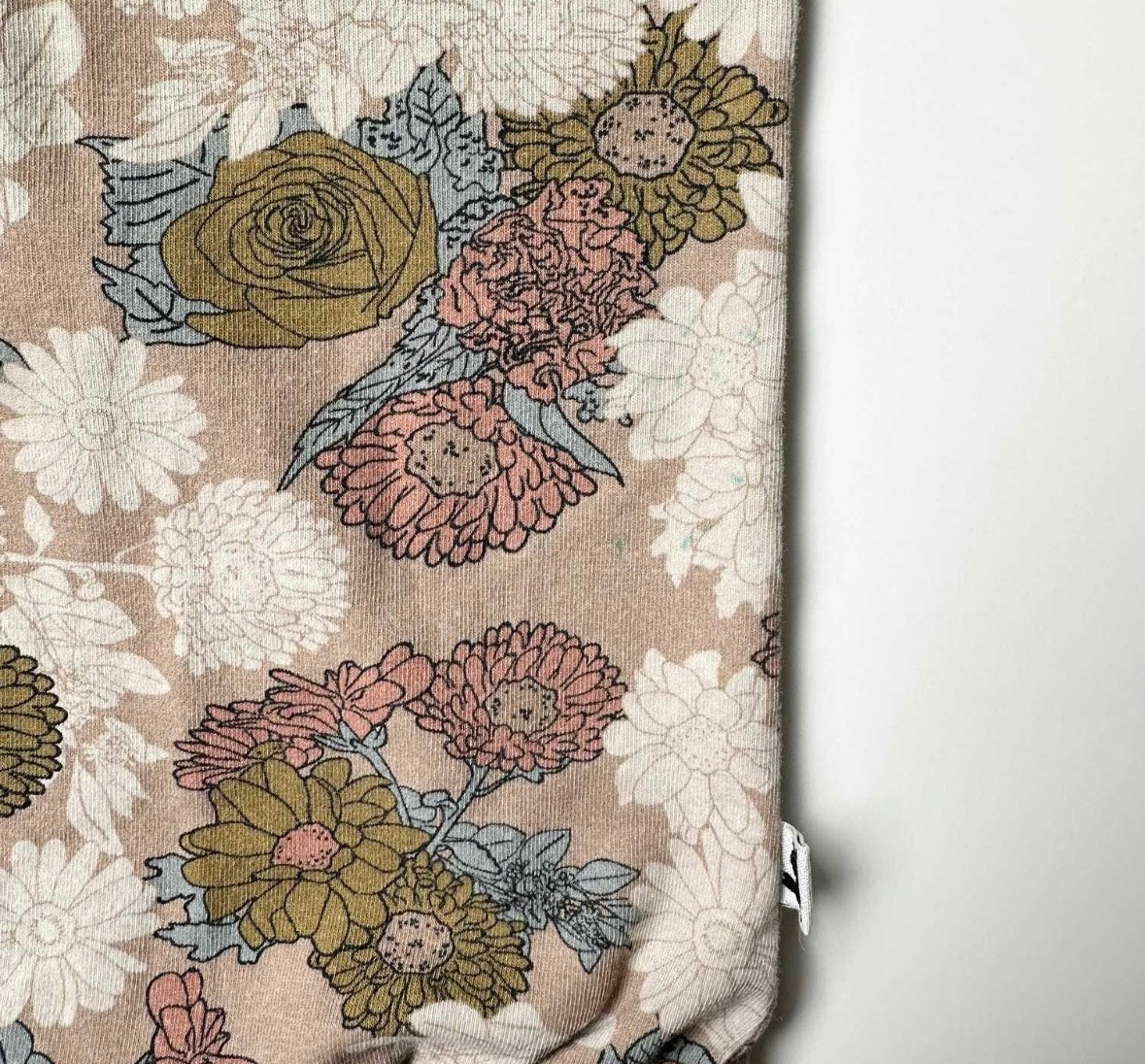 Little & Lively Tan Floral Leotard (5T/6T)