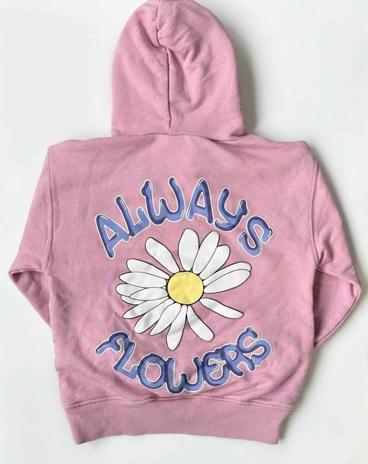 Zara Pink “Daisy Layers” Hoodie (7 Years)