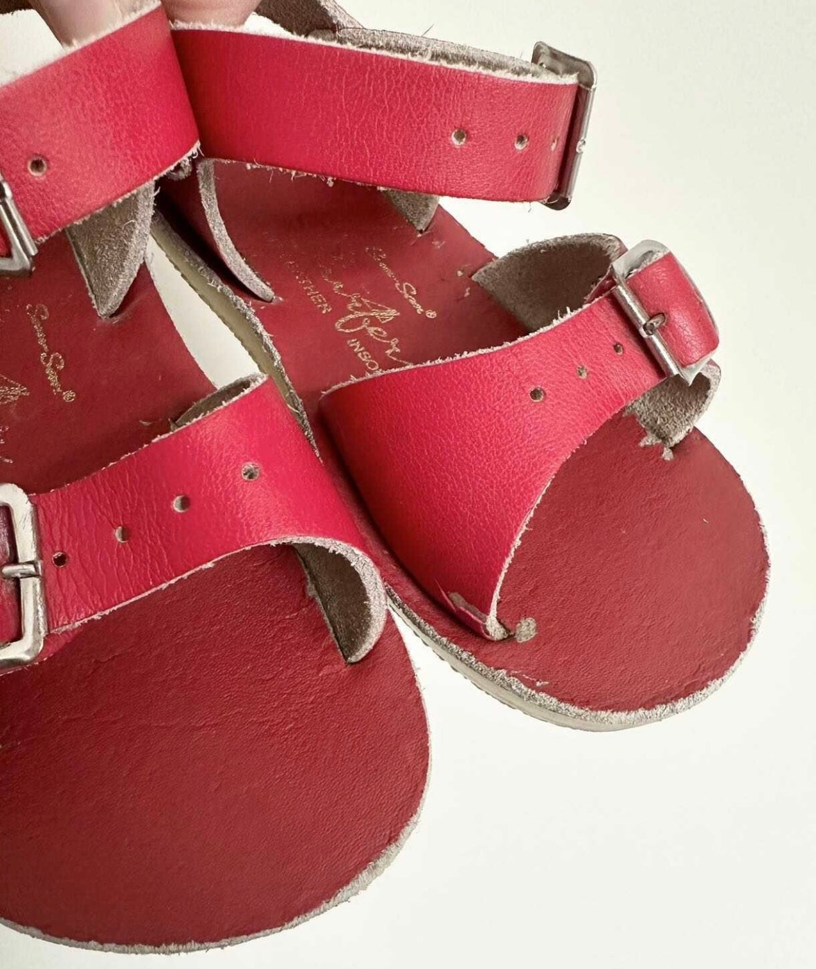 Salt Water Surfer Sandals - Red (7)