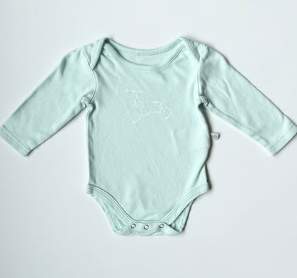 Perlim Pinpin Mint Tricycle Bodysuit (6 Months)