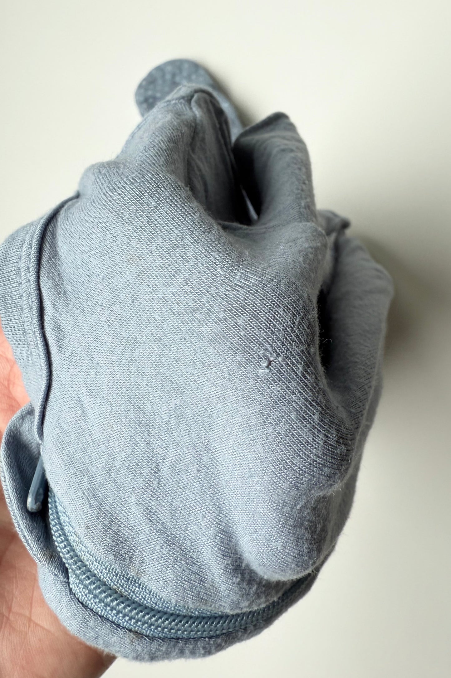 Kyte Slate Zipper Footie Sleeper (6-12 Months)