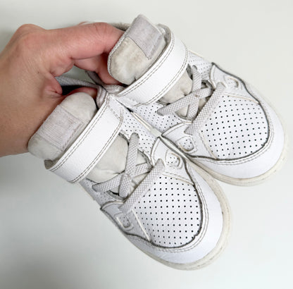 Nike Force Court Borough Low Recraft White Stretch Lace & Velcro Sneakers (9)