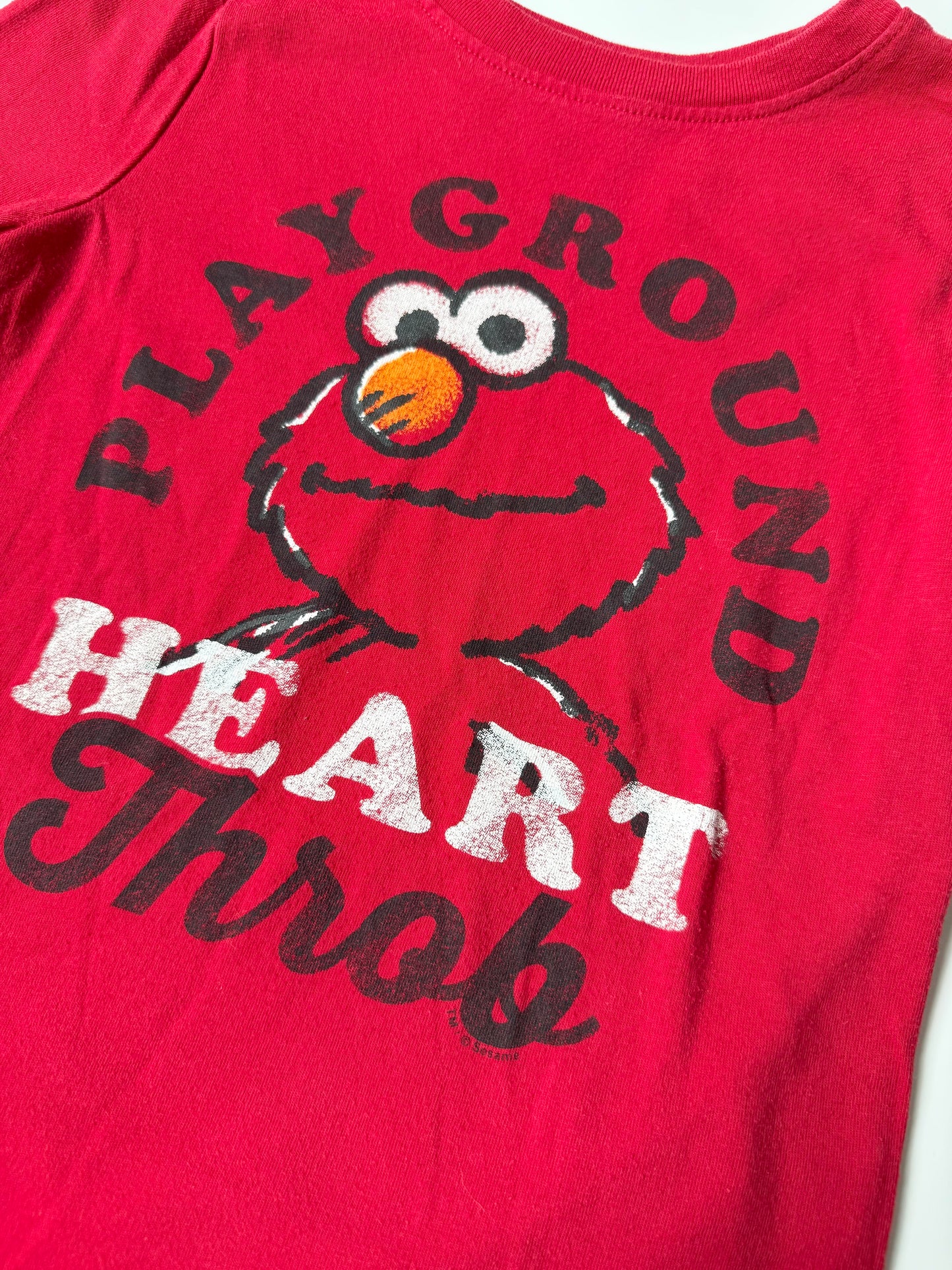Old Navy x Sesame Street Red Elmo “Playground Heart Throb” T-Shirt (3T)