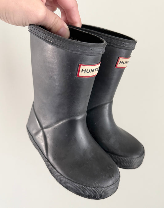 Hunter Black Rubber Boots (UK6)